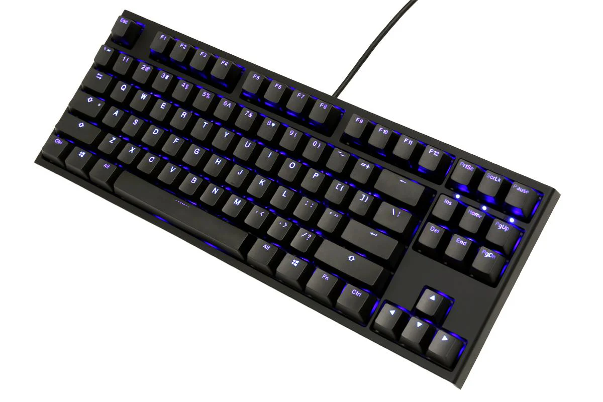 Ducky One 2 TKL Blue LED Double Shot PBT Mechanical Keyboard - Image 3