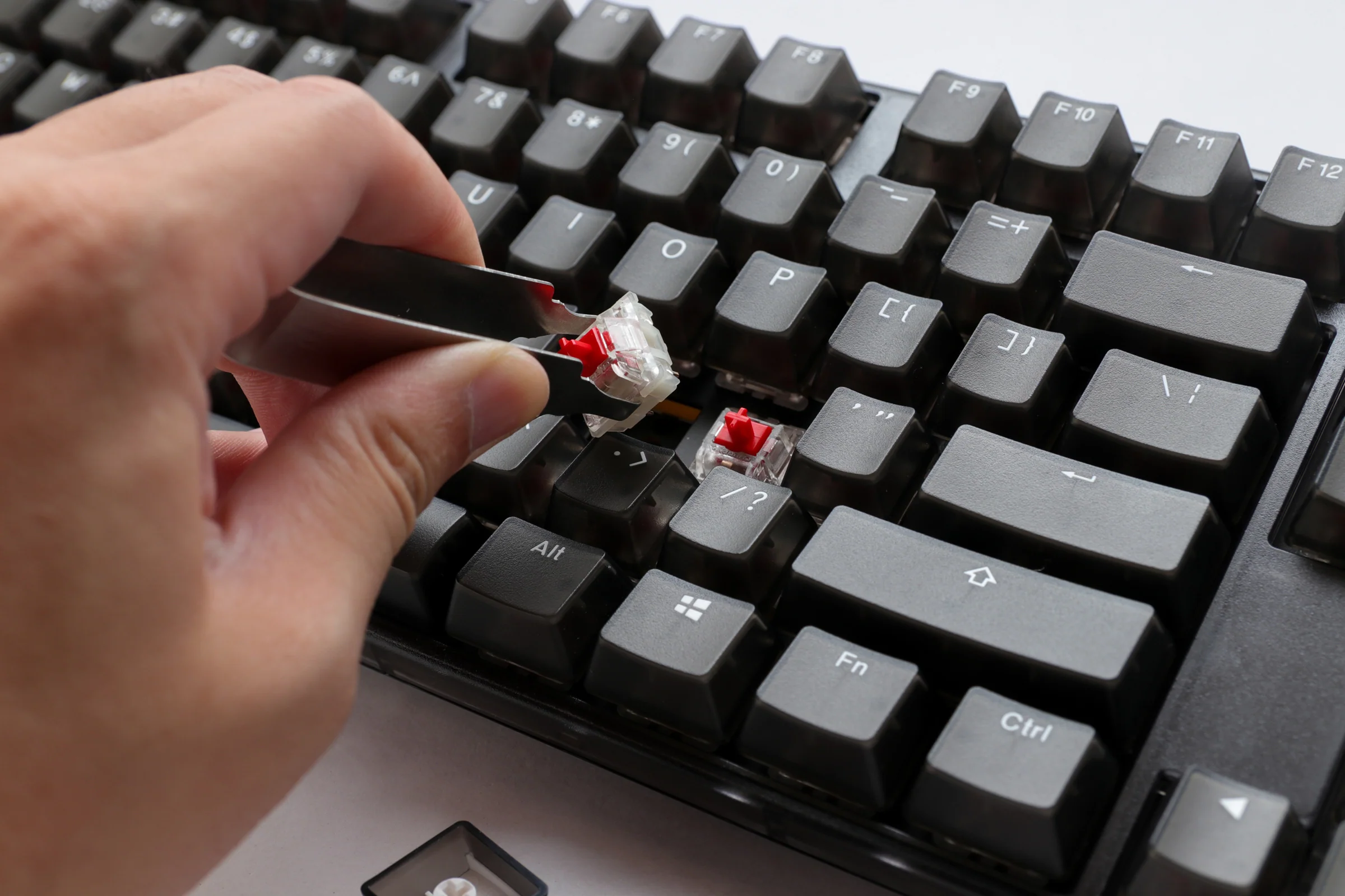 Ducky One 3 Aura Clear Black Hotswap RGB Double Shot ABS Mechanical Keyboard - Image 5