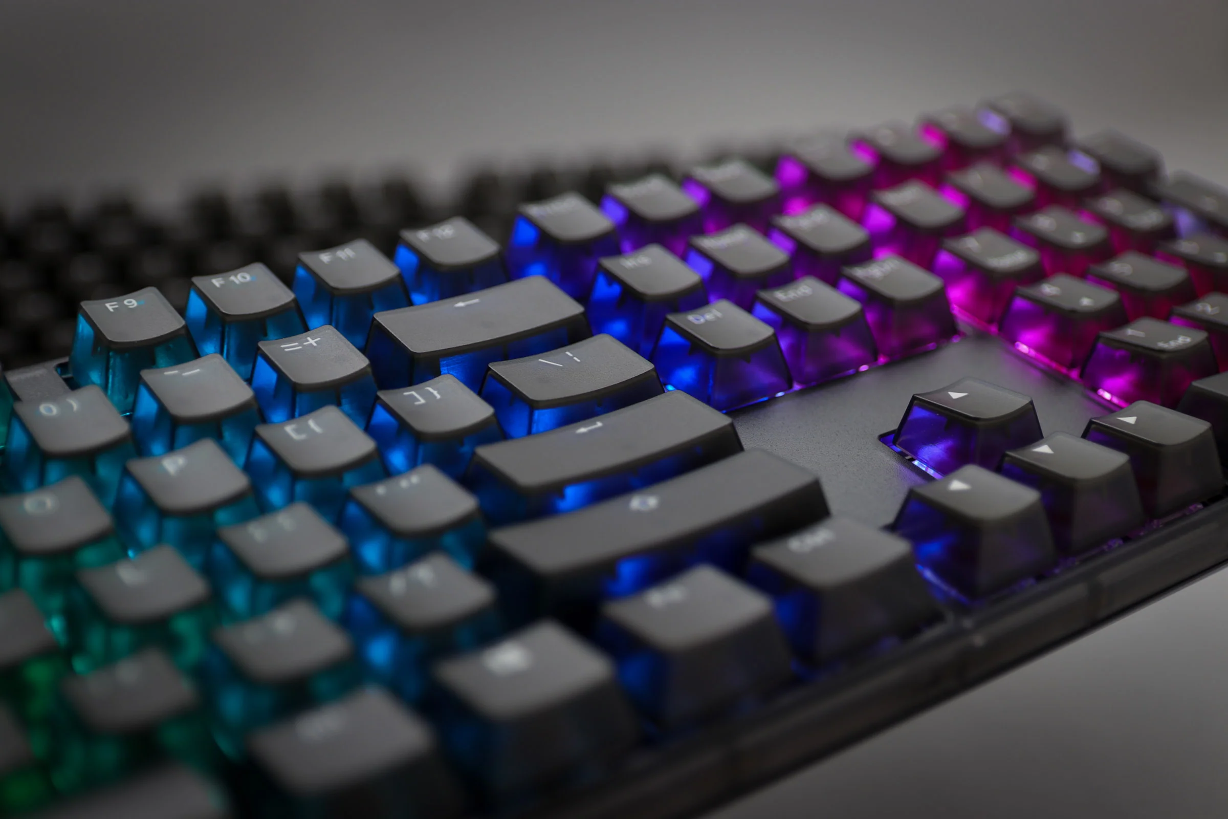 Ducky One 3 Aura Clear Black Hotswap RGB Double Shot ABS Mechanical Keyboard - Image 8
