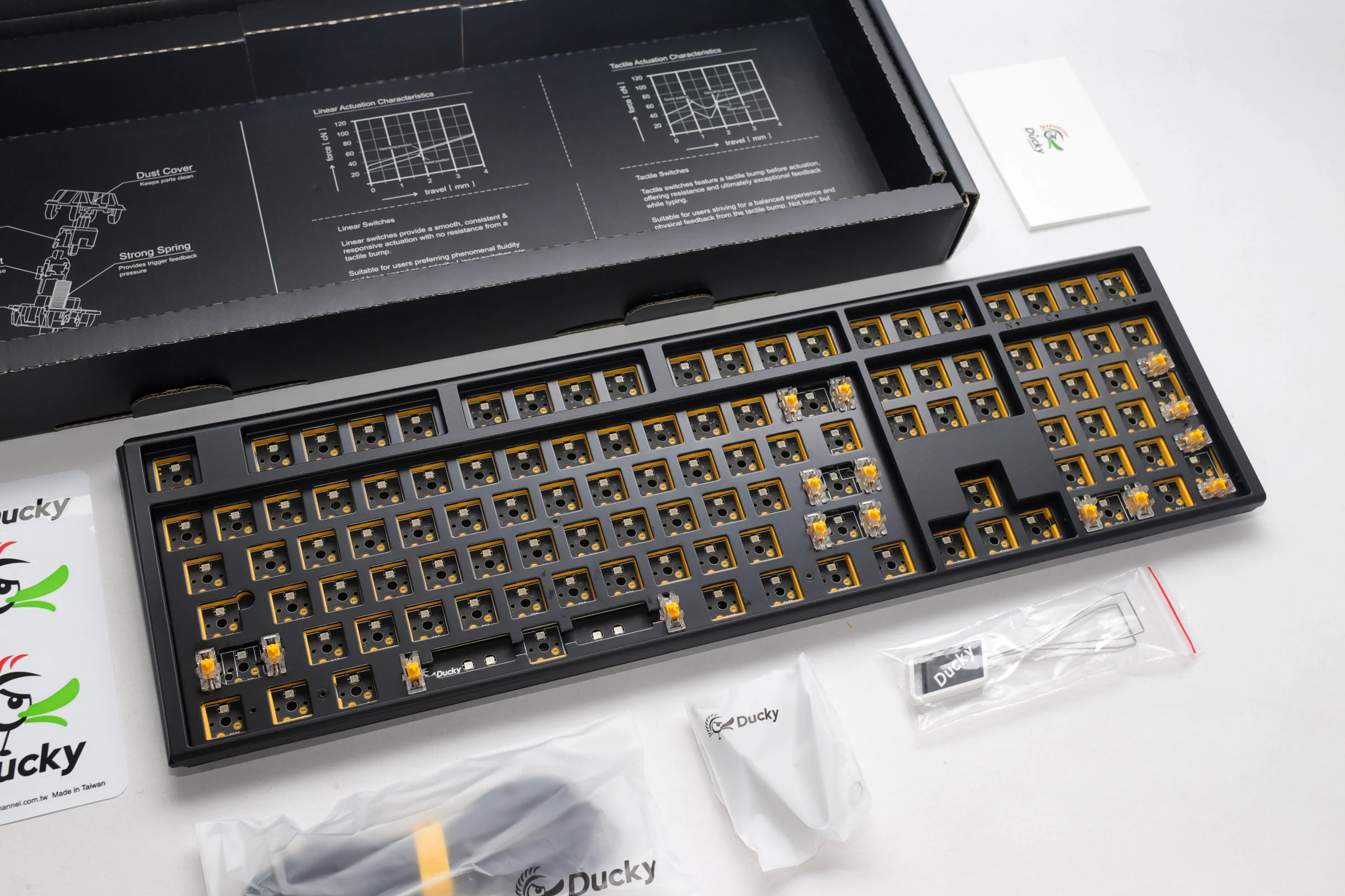 Ducky One 3 Black Barebones Hotswap RGB Mechanical Keyboard - Image 7