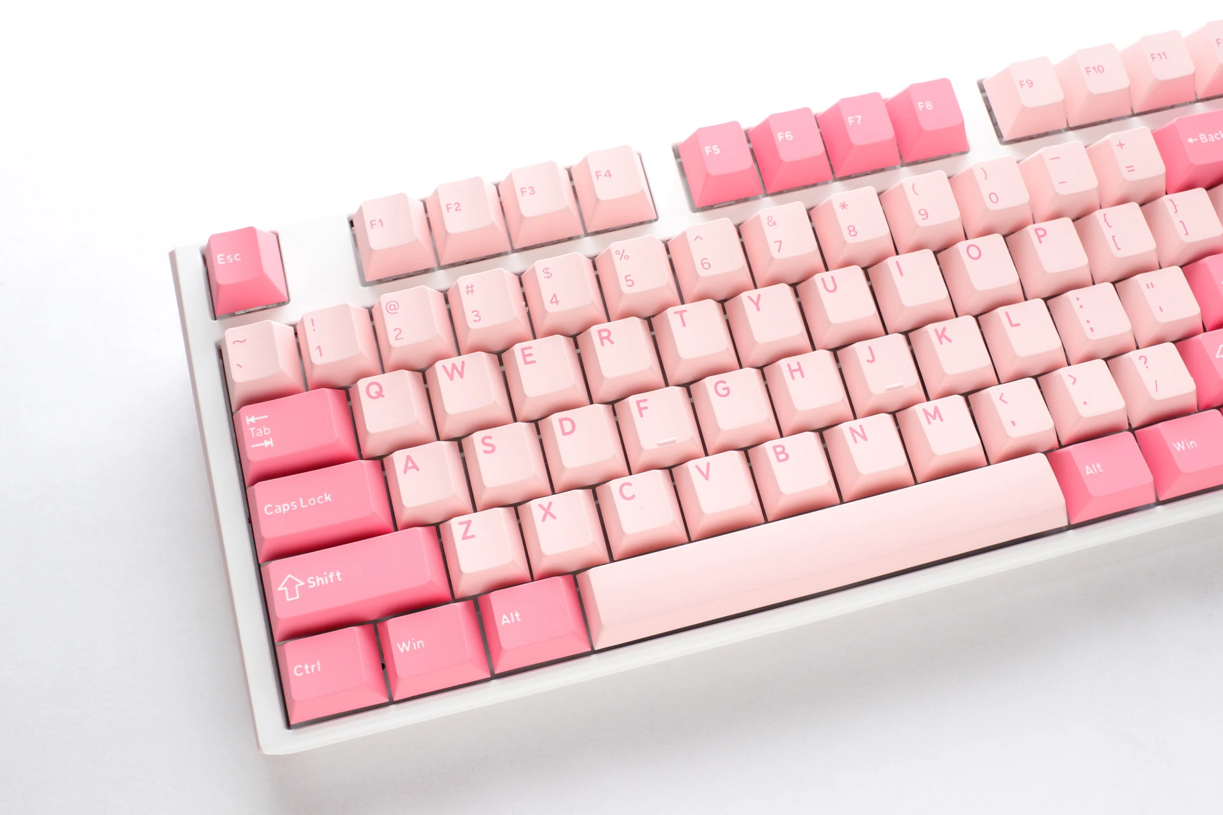 Ducky One 3 Gossamer Pink Hotswap Double Shot PBT QUACK Mechanical Keyboard - Image 6