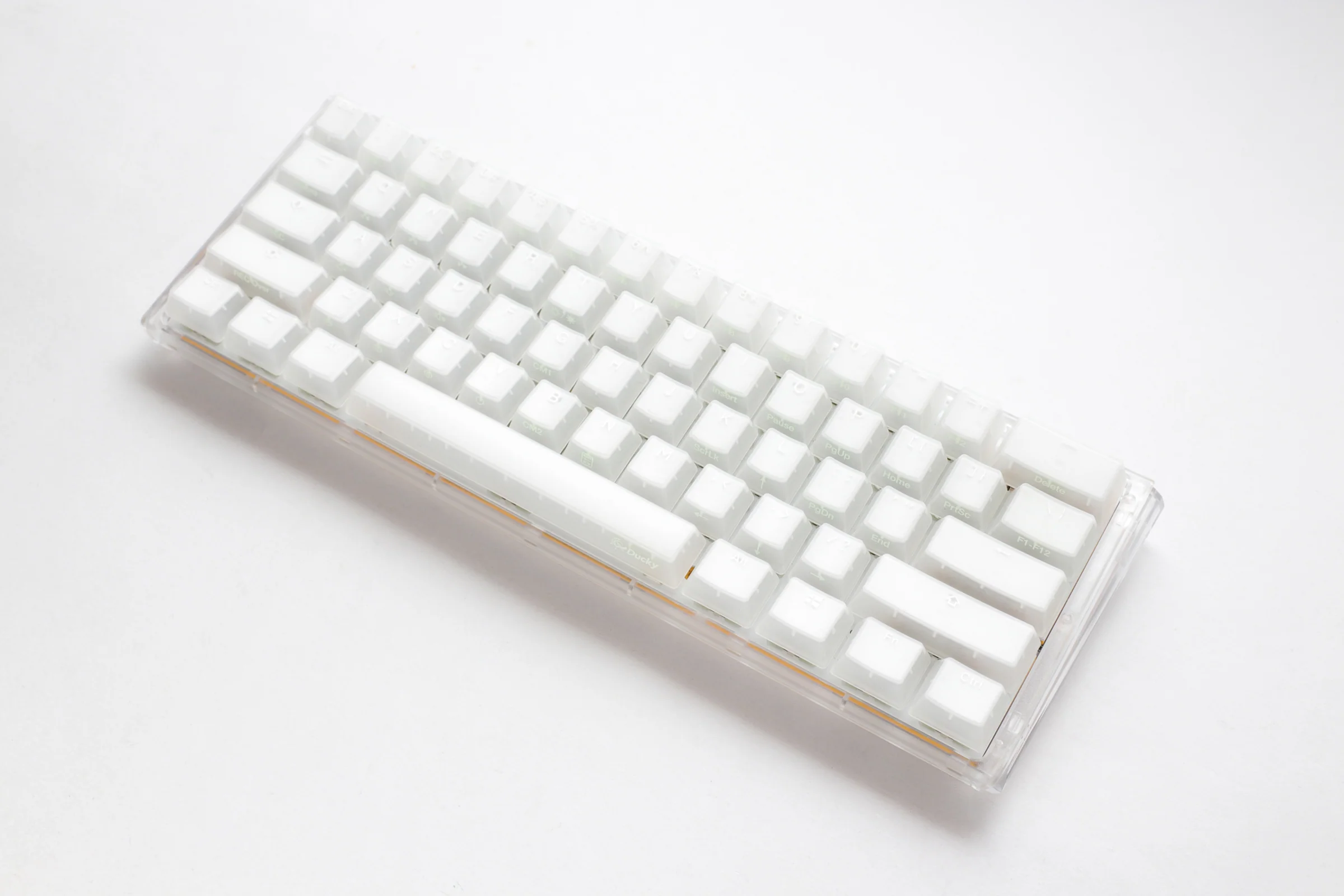 Ducky One 3 Mini Aura Clear White 60% Hotswap RGB LED Double Shot ABS Mechanical Keyboard - Image 3