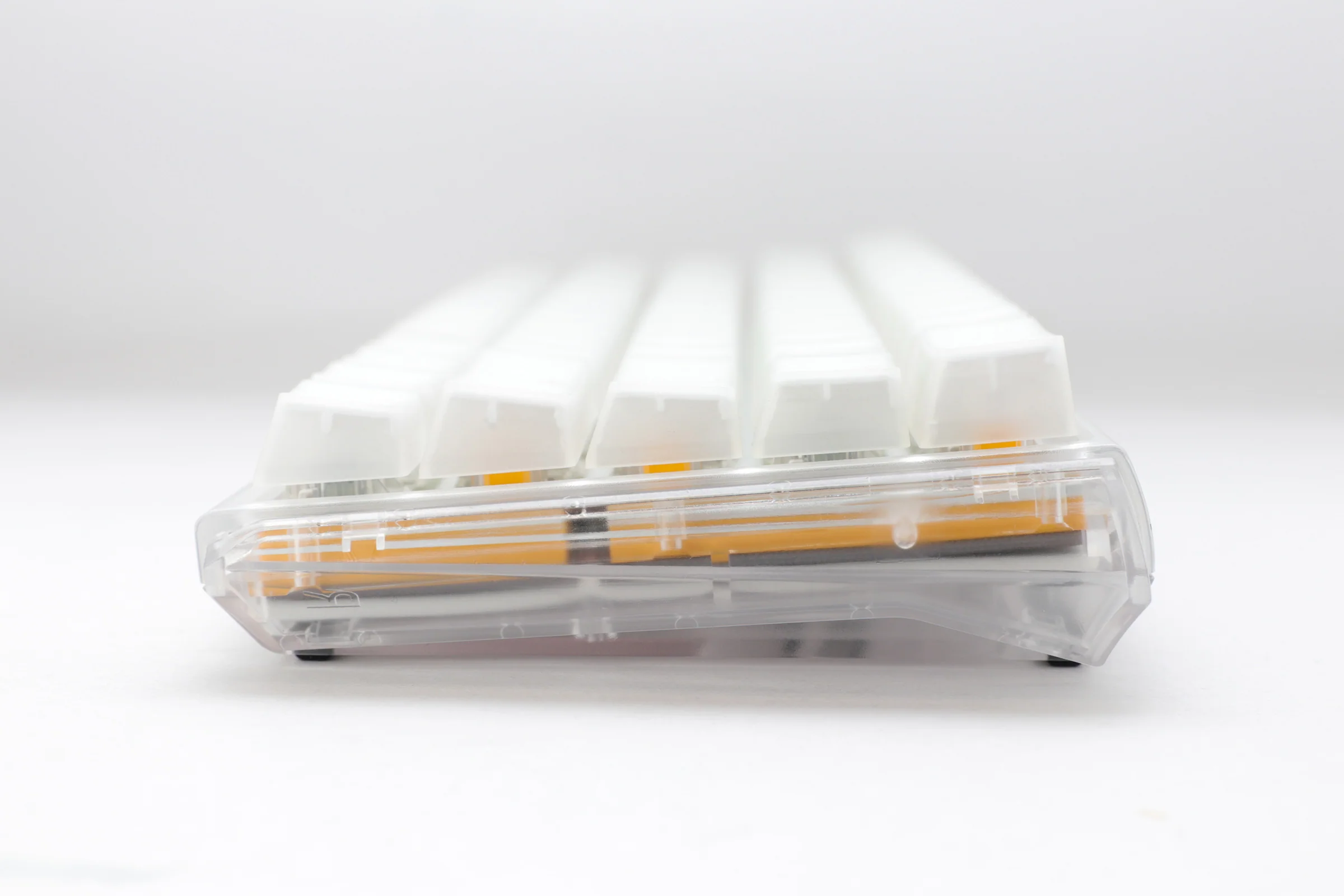 Ducky One 3 Mini Aura Clear White 60% Hotswap RGB LED Double Shot ABS Mechanical Keyboard - Image 4