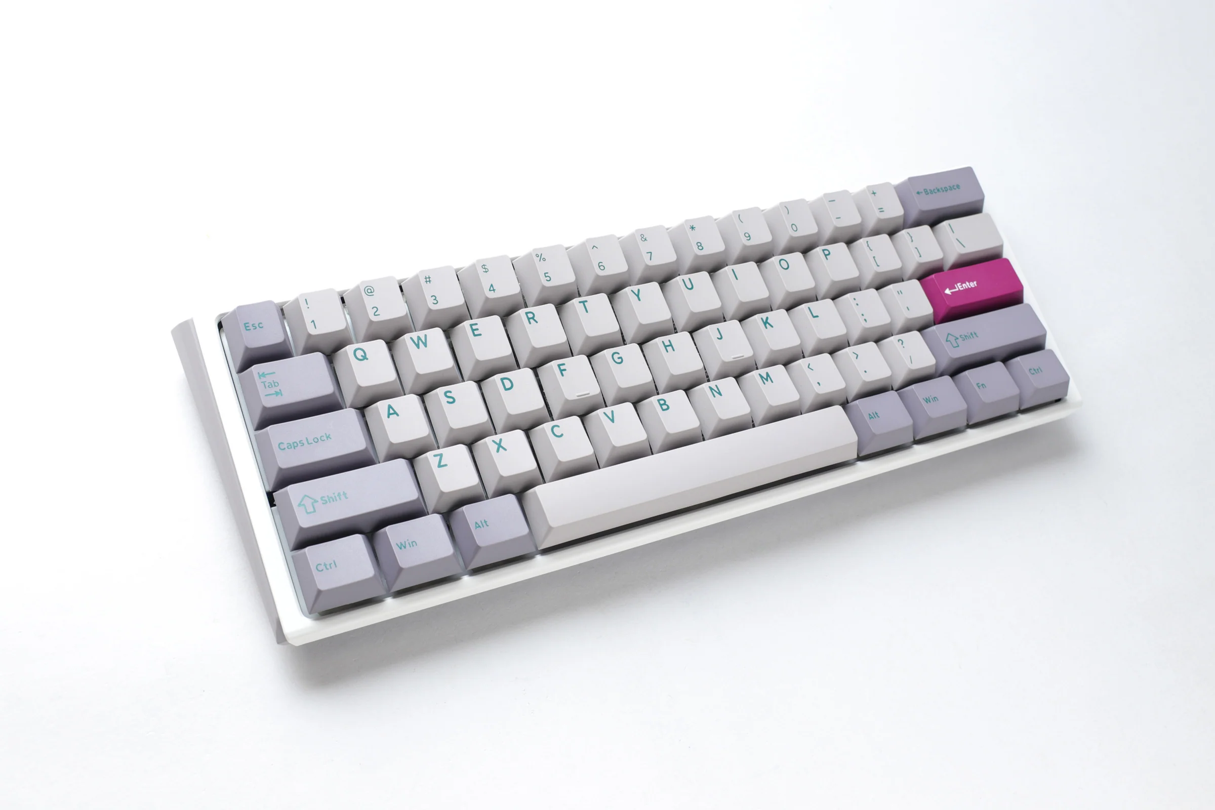 Ducky One 3 Mini Mist Grey 60% Hotswap RGB Double Shot PBT Mechanical Keyboard - Image 2