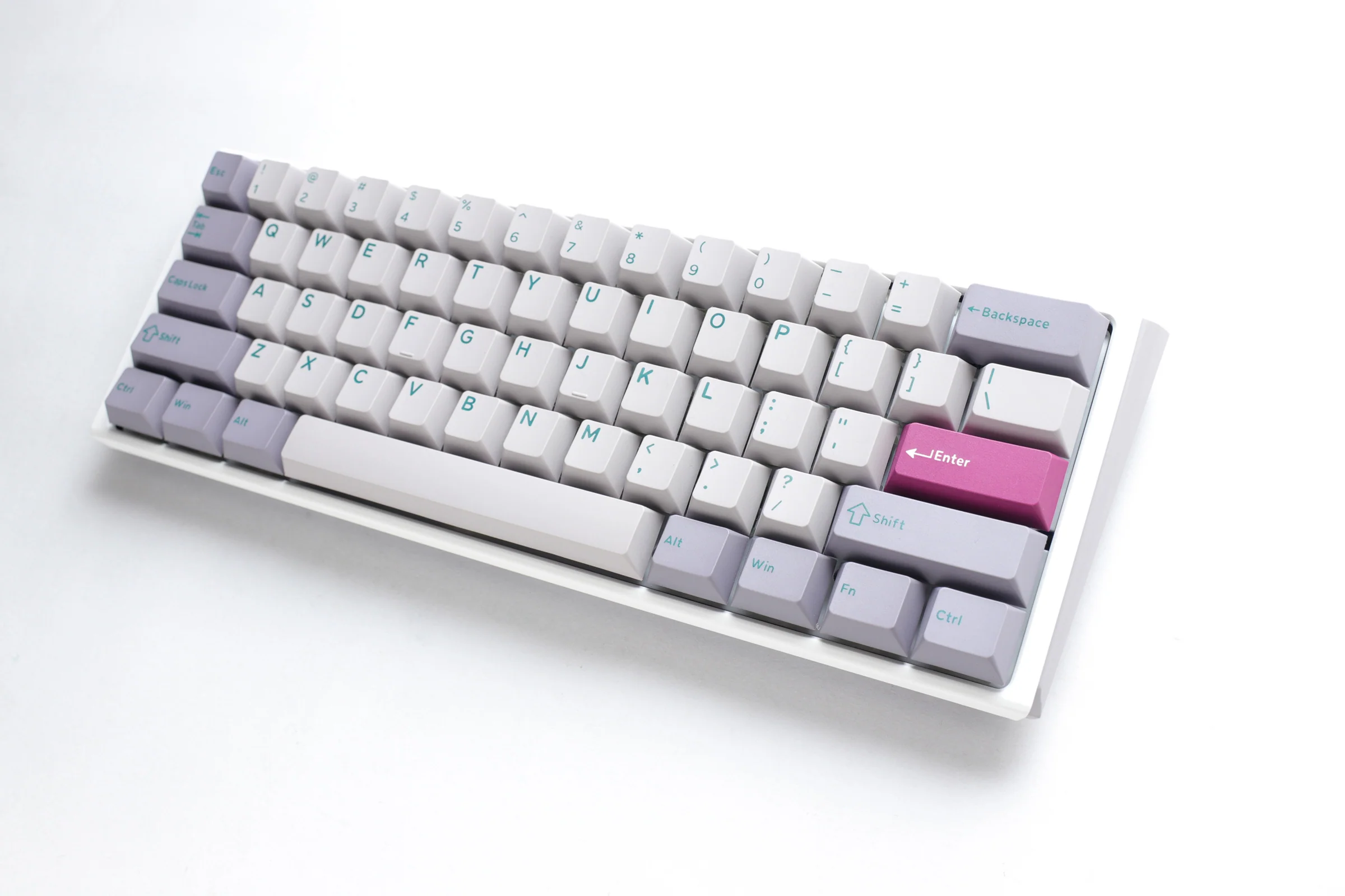 Ducky One 3 Mini Mist Grey 60% Hotswap RGB Double Shot PBT Mechanical Keyboard - Image 3
