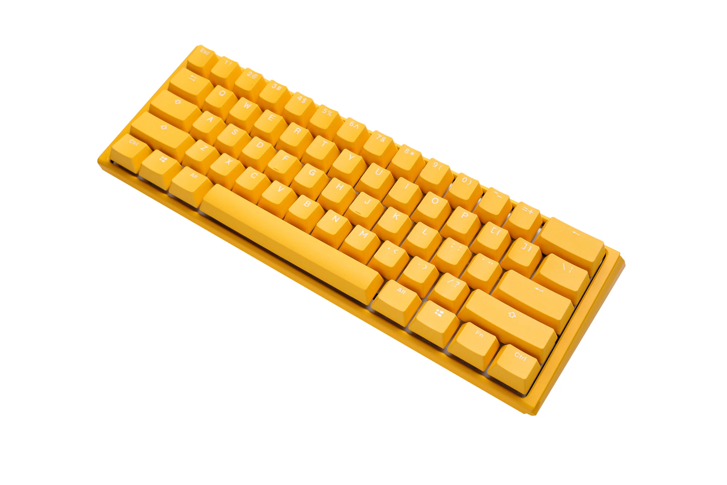Ducky Yellow One 3 Mini 60% Hotswap RGB Double Shot PBT QUACK Mechanical Keyboard - Image 9
