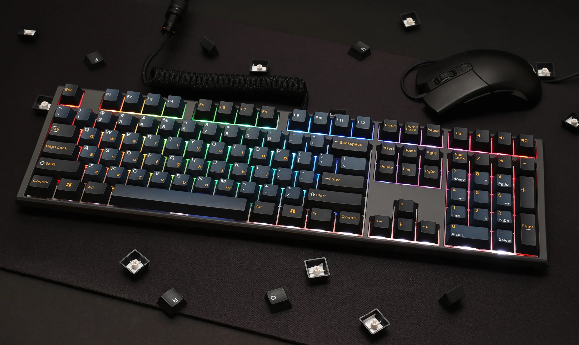 Ducky One 3 Pro Nazca 8K Hotswap RGB Triple Shot PBT Keyboard - Image 3