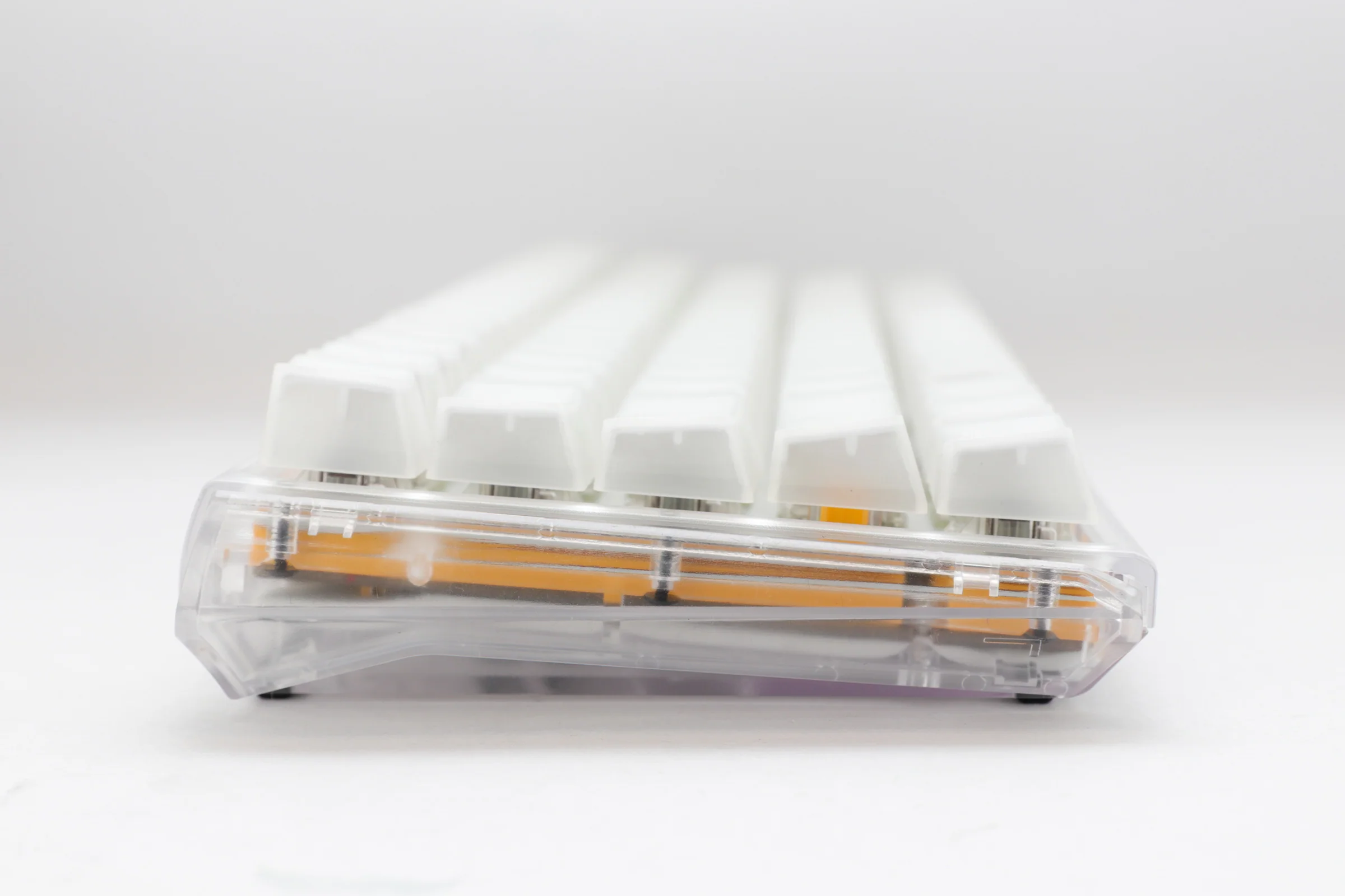 Ducky One 3 SF Aura Clear White 65% Hotswap RGB LED Double Shot ABS Mechanical Keyboard - Image 4