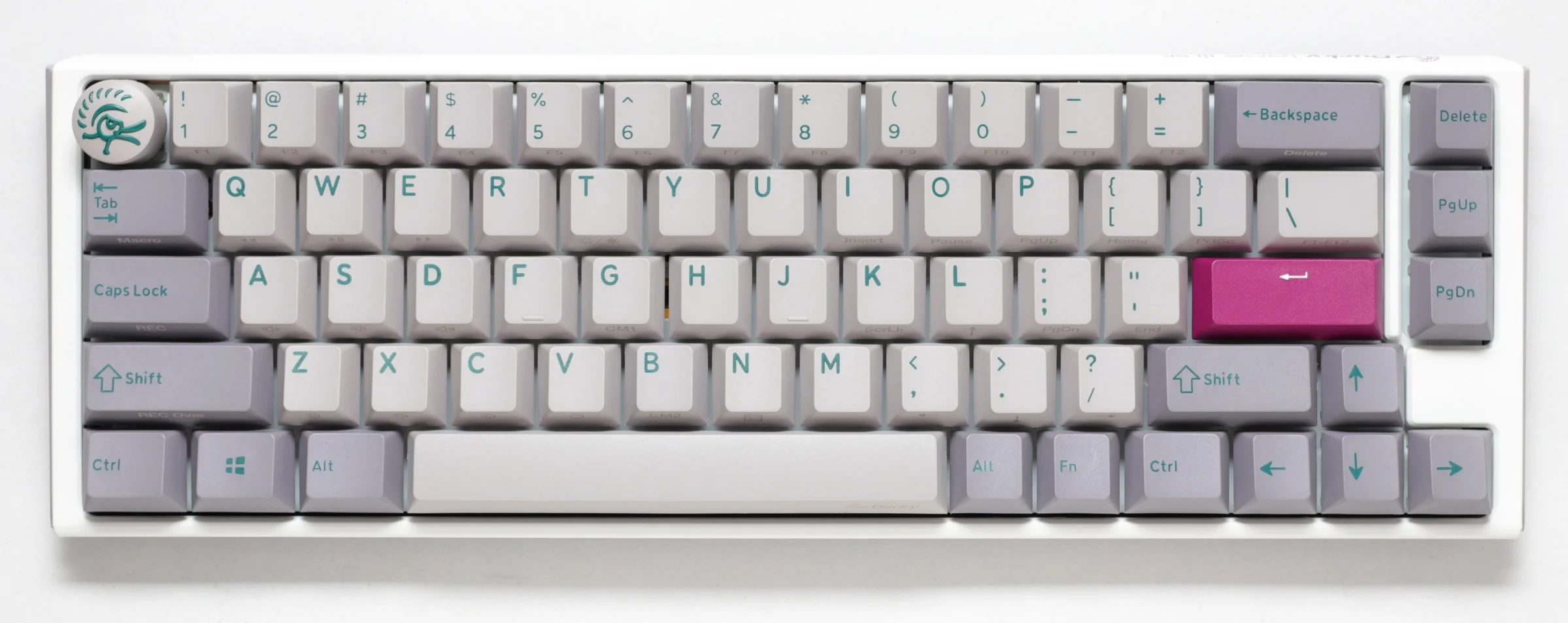 Ducky One 3 SF Mist Grey 65% Hotswap RGB Double Shot PBT QUACK Mechanical Keyboard