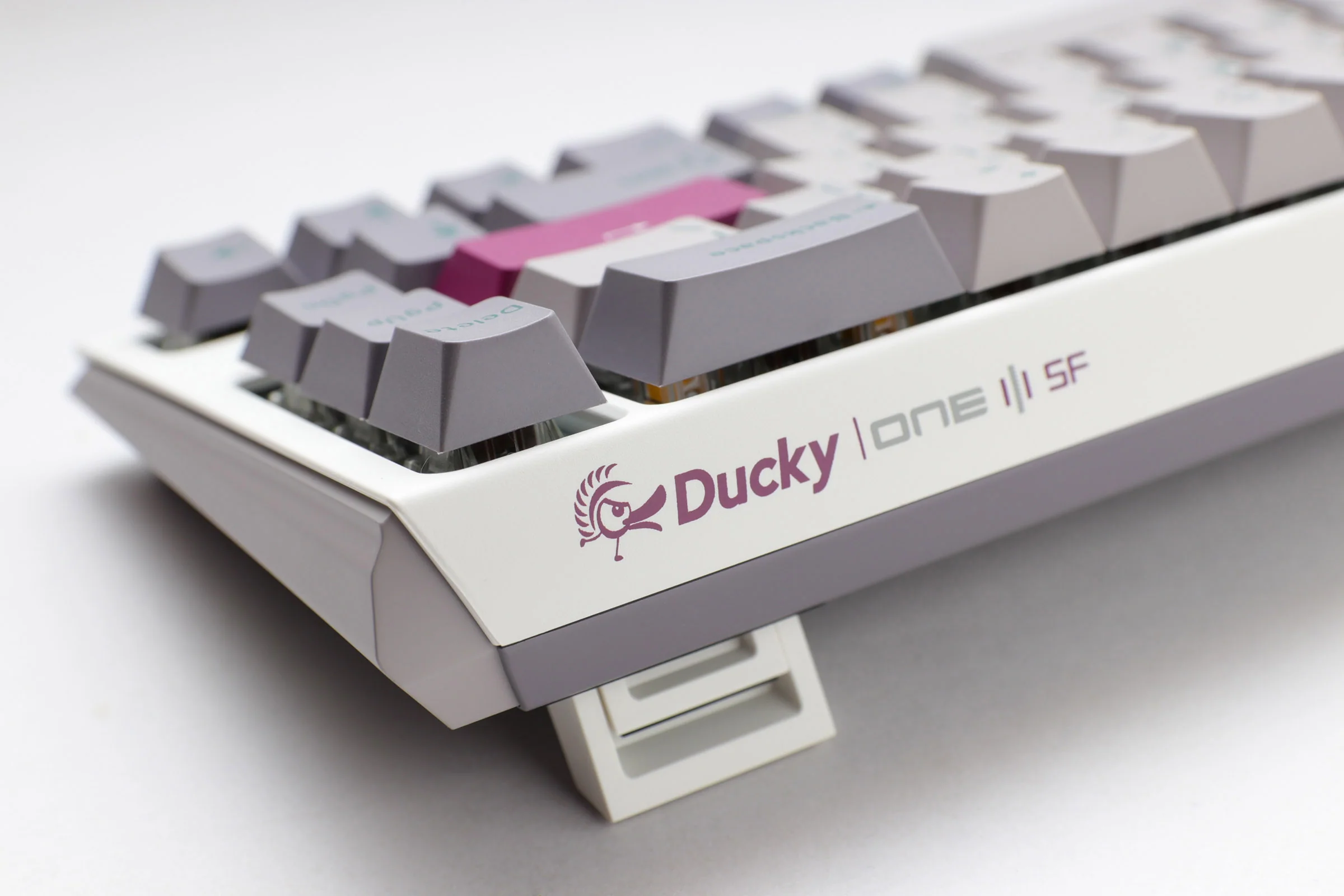 Ducky One 3 SF Mist Grey 65% Hotswap RGB Double Shot PBT QUACK Mechanical Keyboard - Image 5