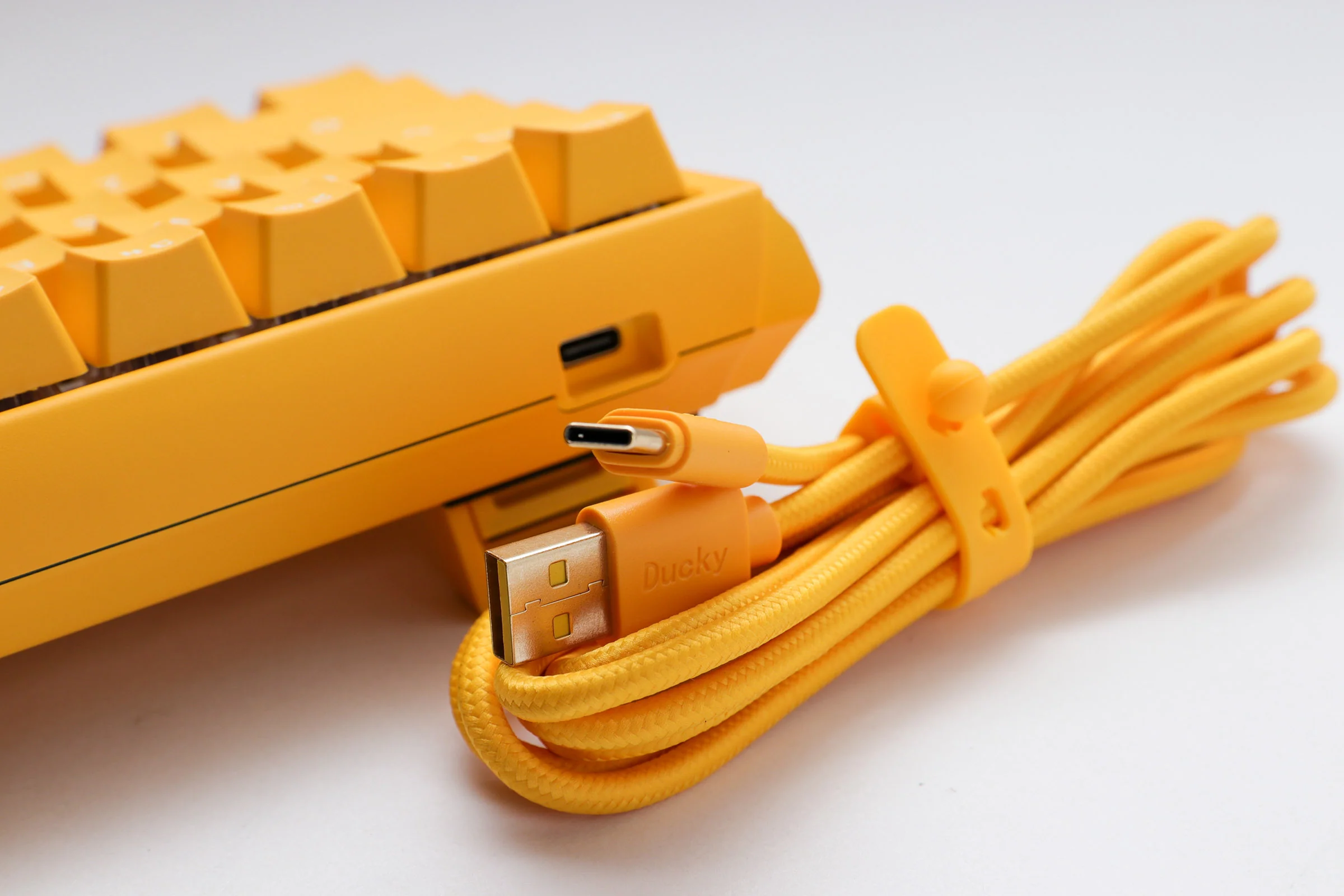 Ducky Yellow One 3 SF 65% Hotswap RGB Double Shot PBT QUACK Mechanical Keyboard - Image 7