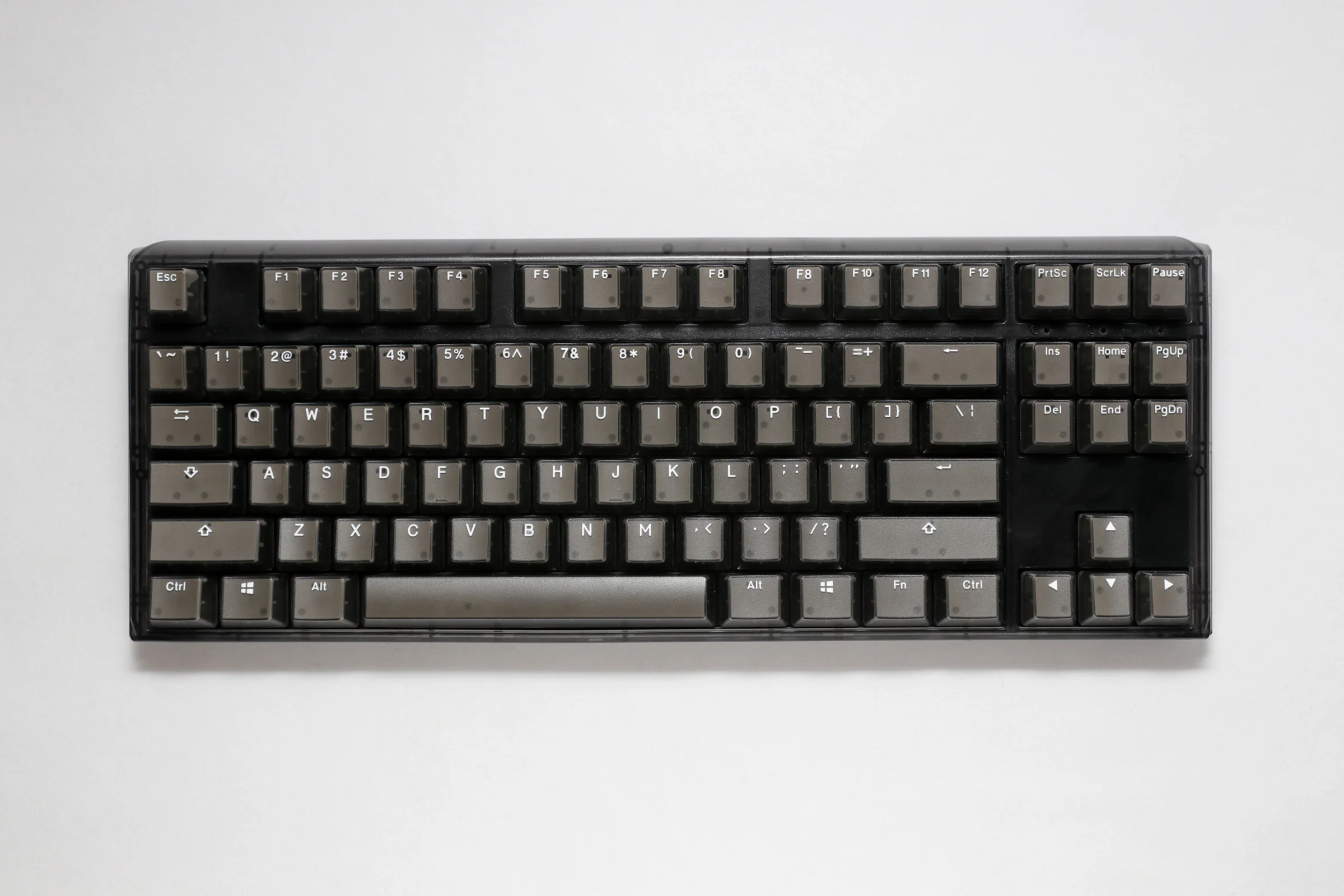 Ducky One 3 TKL Aura Clear Black Hotswap RGB Double Shot ABS Mechanical Keyboard - Image 13
