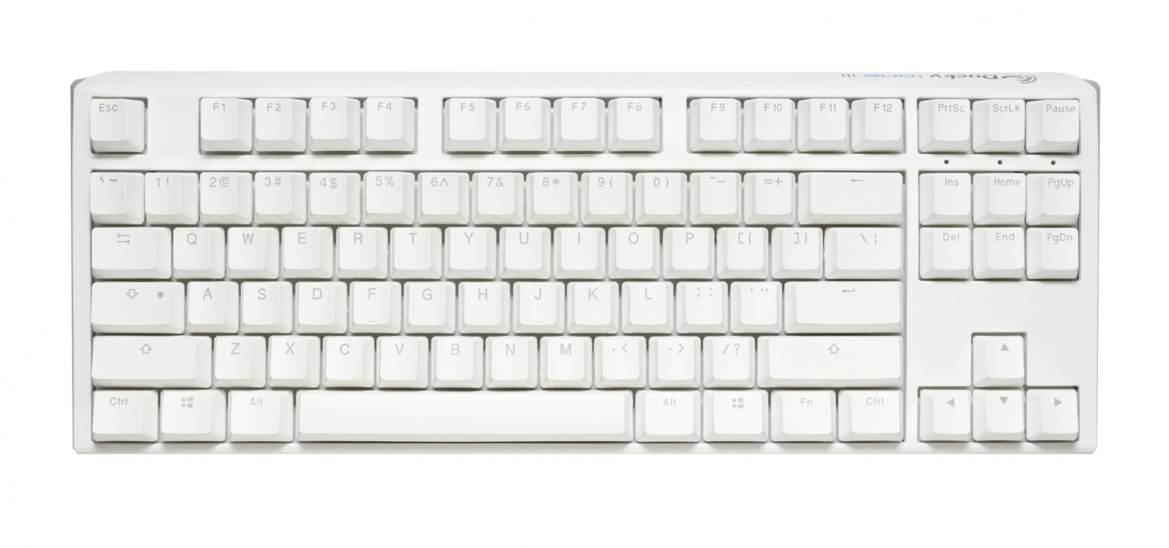Ducky One 3 TKL Pure White Hotswap RGB Mechanical Keyboard w/ Quack Mechanics - Image 2