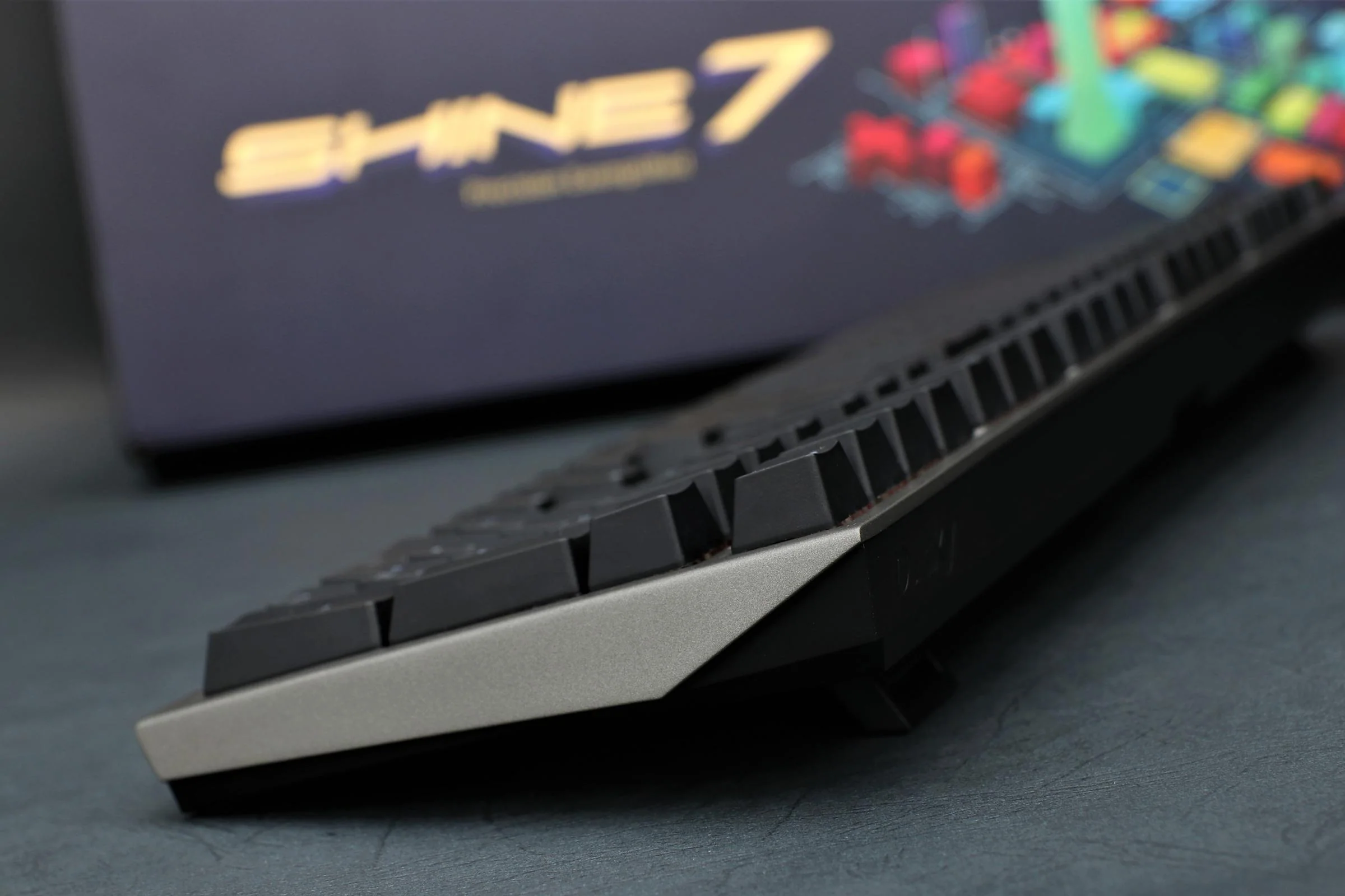 Ducky Shine 7 Gunmetal RGB LED Double Shot PBT Mechanical Keyboard - Image 6