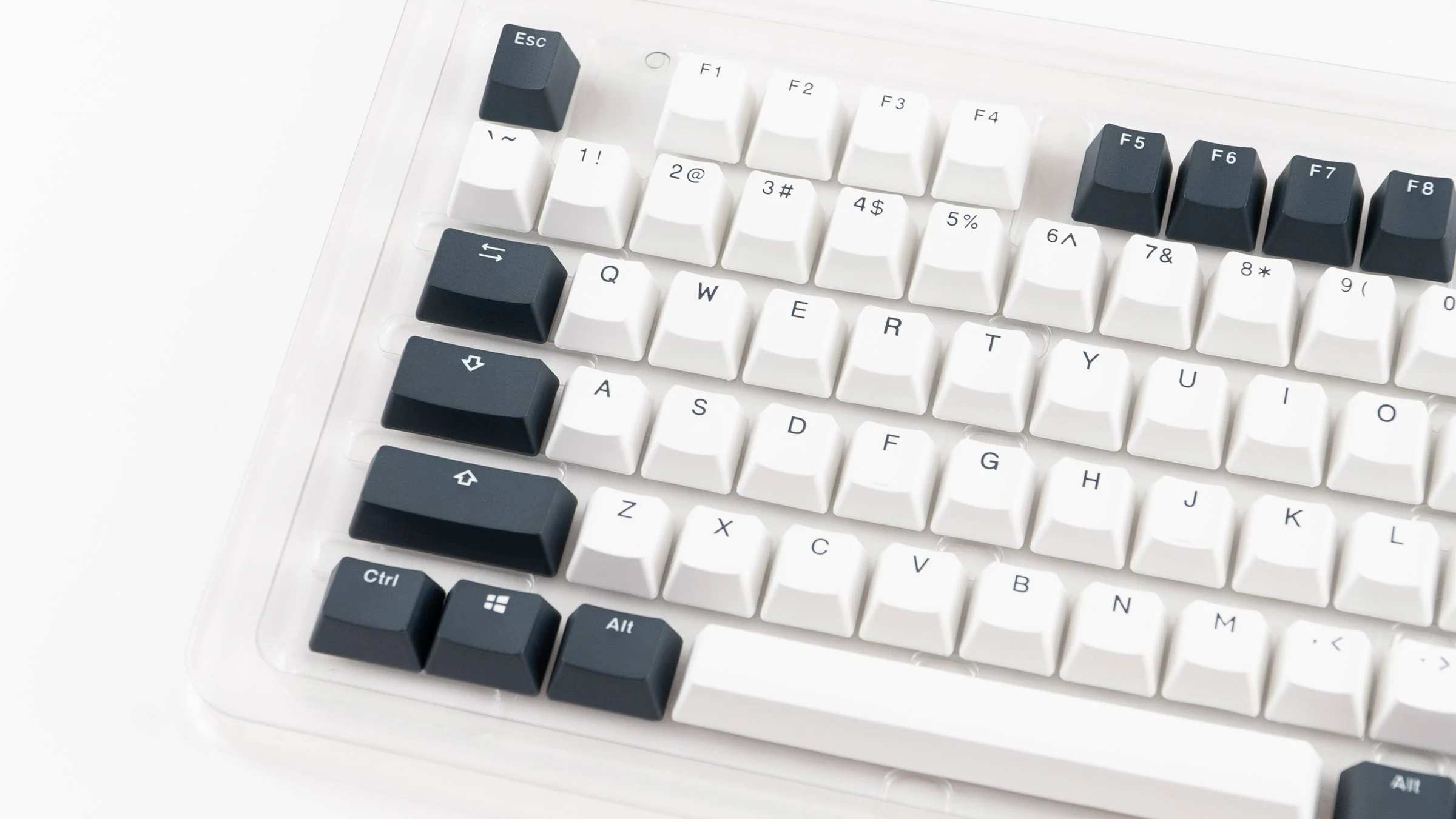 Ducky Tuxedo 108 Key OEM Profile PBT Double Shot Keycap Set - Image 6