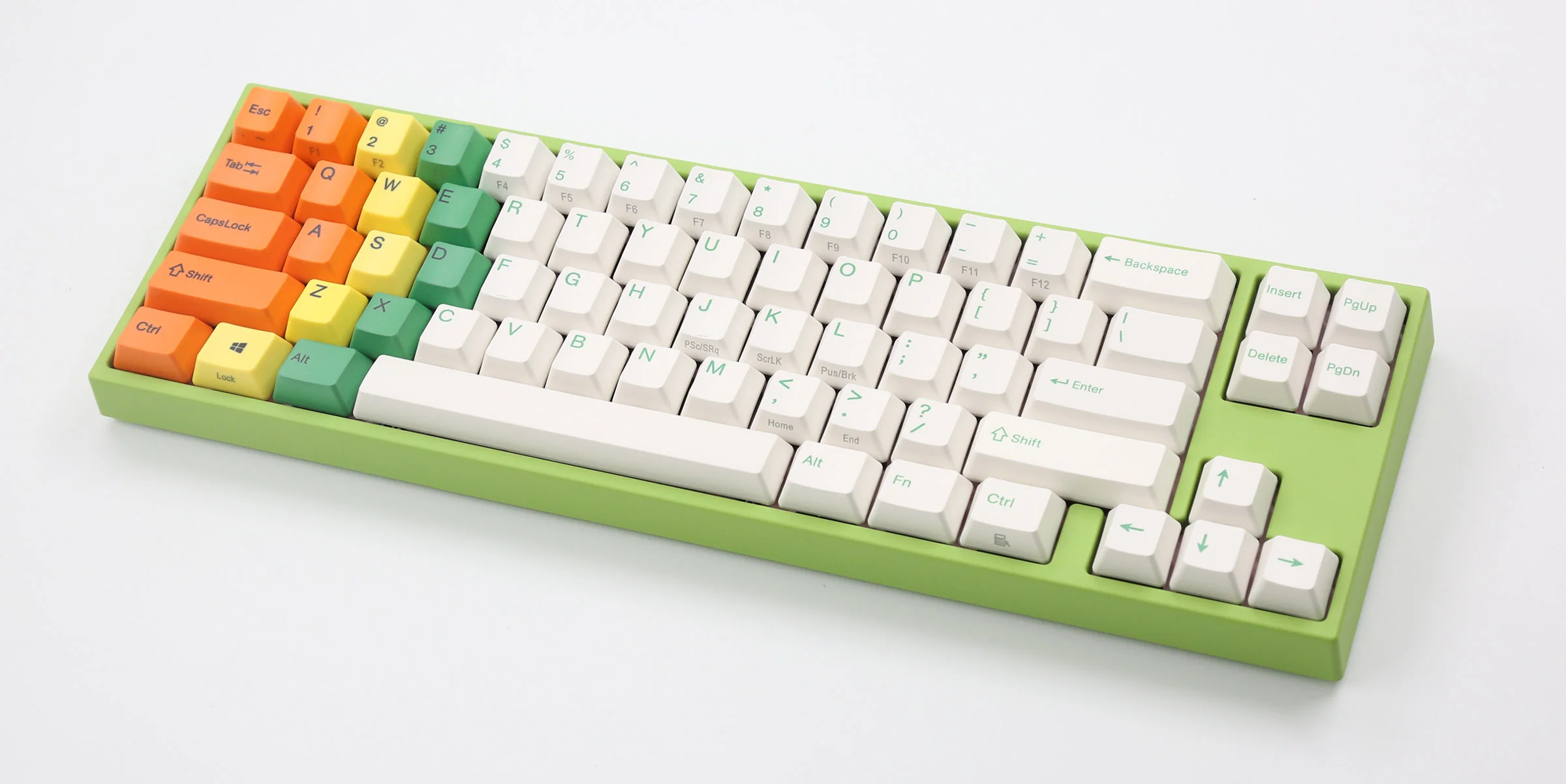 Ducky x Varmilo Miya Pro Green 65% White LED Dye Sub PBT Mechanical Keyboard - Image 5