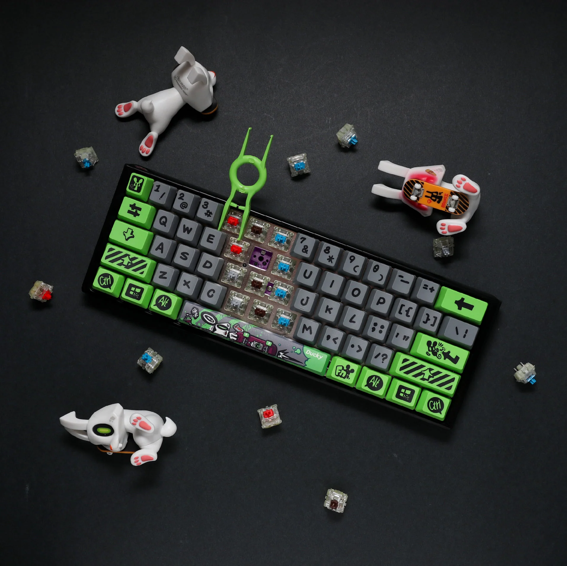 Ducky Year of the Rat RGB LED 60% Dye Sub PBT Mechanical Keyboard - Image 9