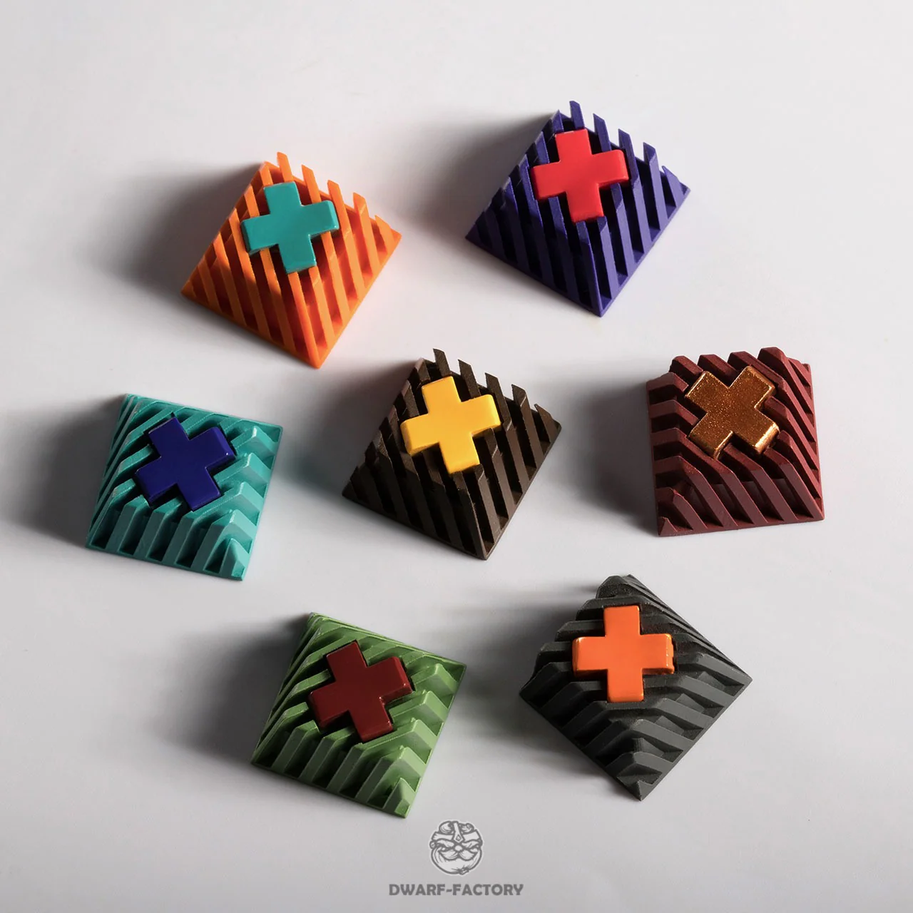 Dwarf Factory Base xXx Orange OEM Profile Artisan Keycap - Image 2