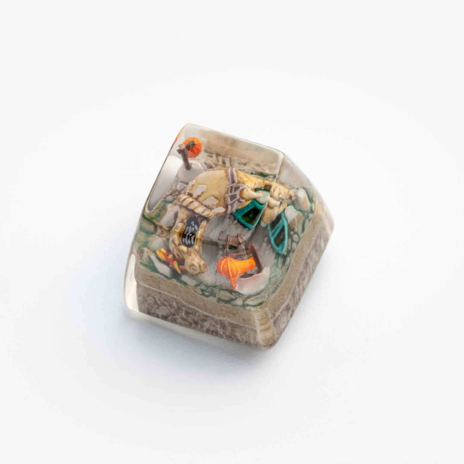 Dwarf Factory Happy Hippo Kaba SA Resin Artisan Keycap