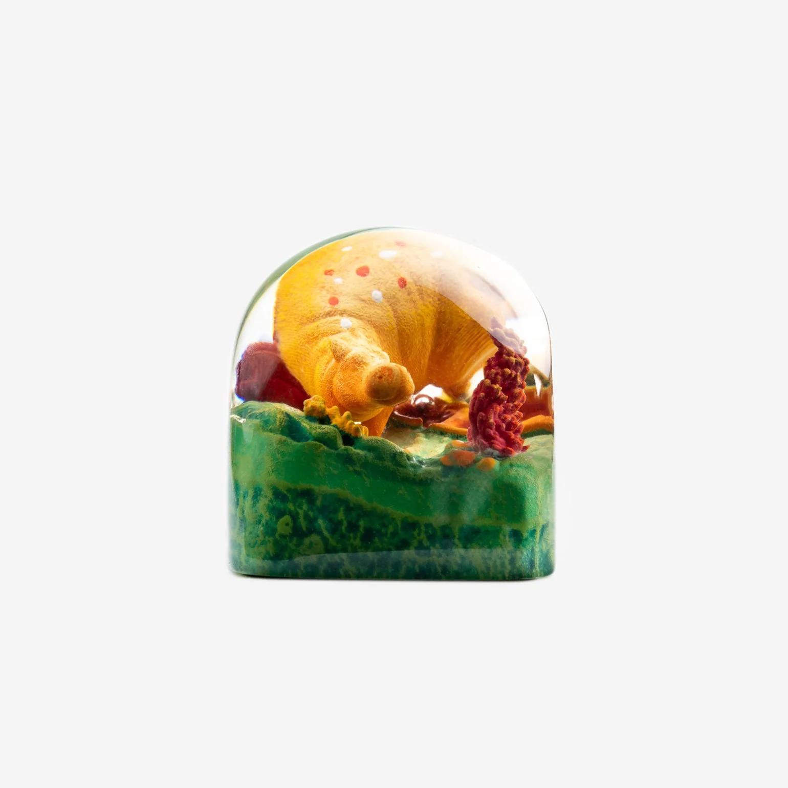 Dwarf Factory Happy Hippo Savanna DOM Resin Artisan Keycap - Image 3