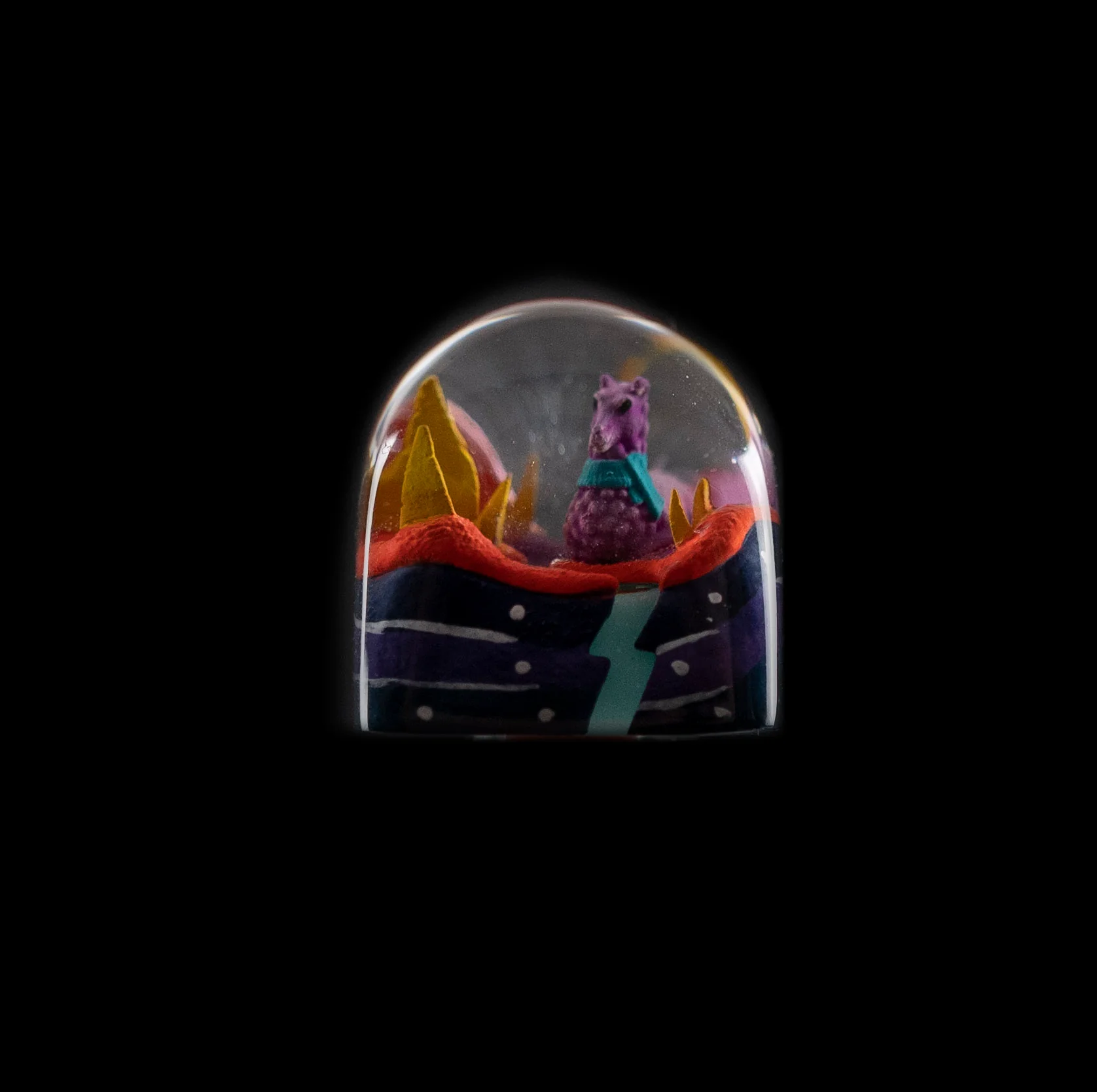 Dwarf Factory x MK Alien Llama Artisan Keycap DOM Profile Resin Artisan Keycap - Image 10