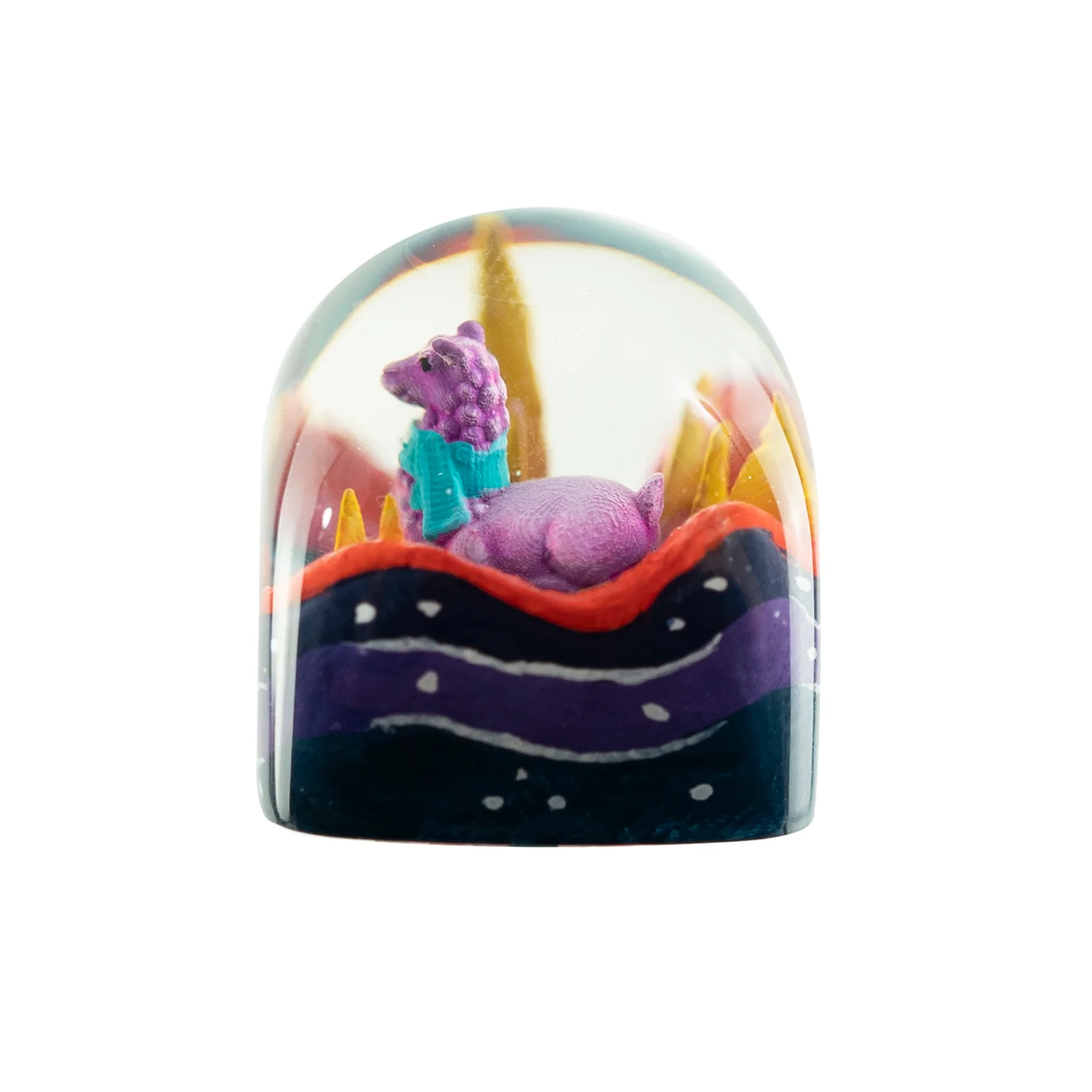 Dwarf Factory x MK Alien Llama Artisan Keycap DOM Profile Resin Artisan Keycap - Image 7
