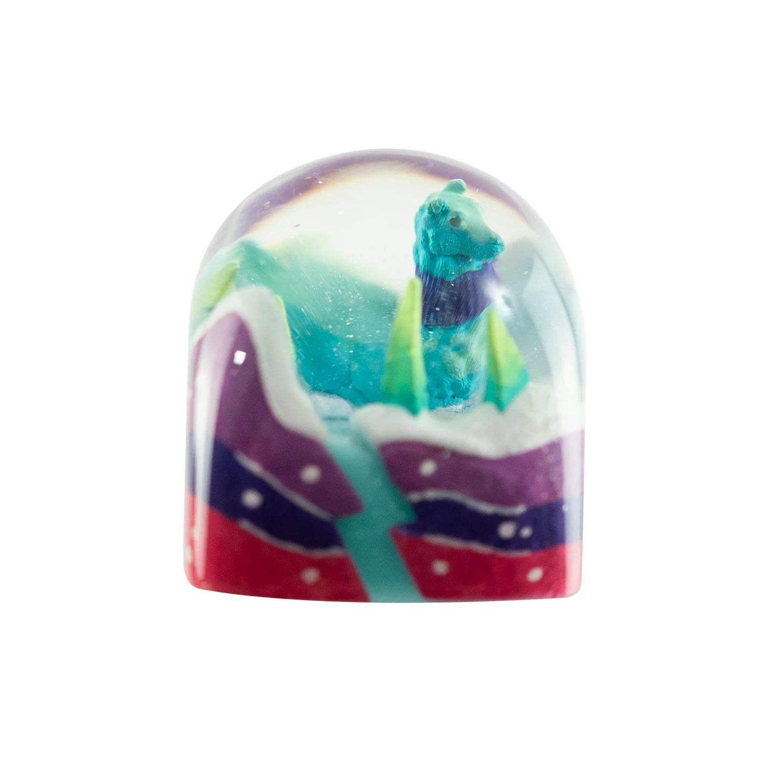 Dwarf Factory x MK Frostbit Llama Artisan Keycap DOM Profile Resin Artisan Keycap - Image 6