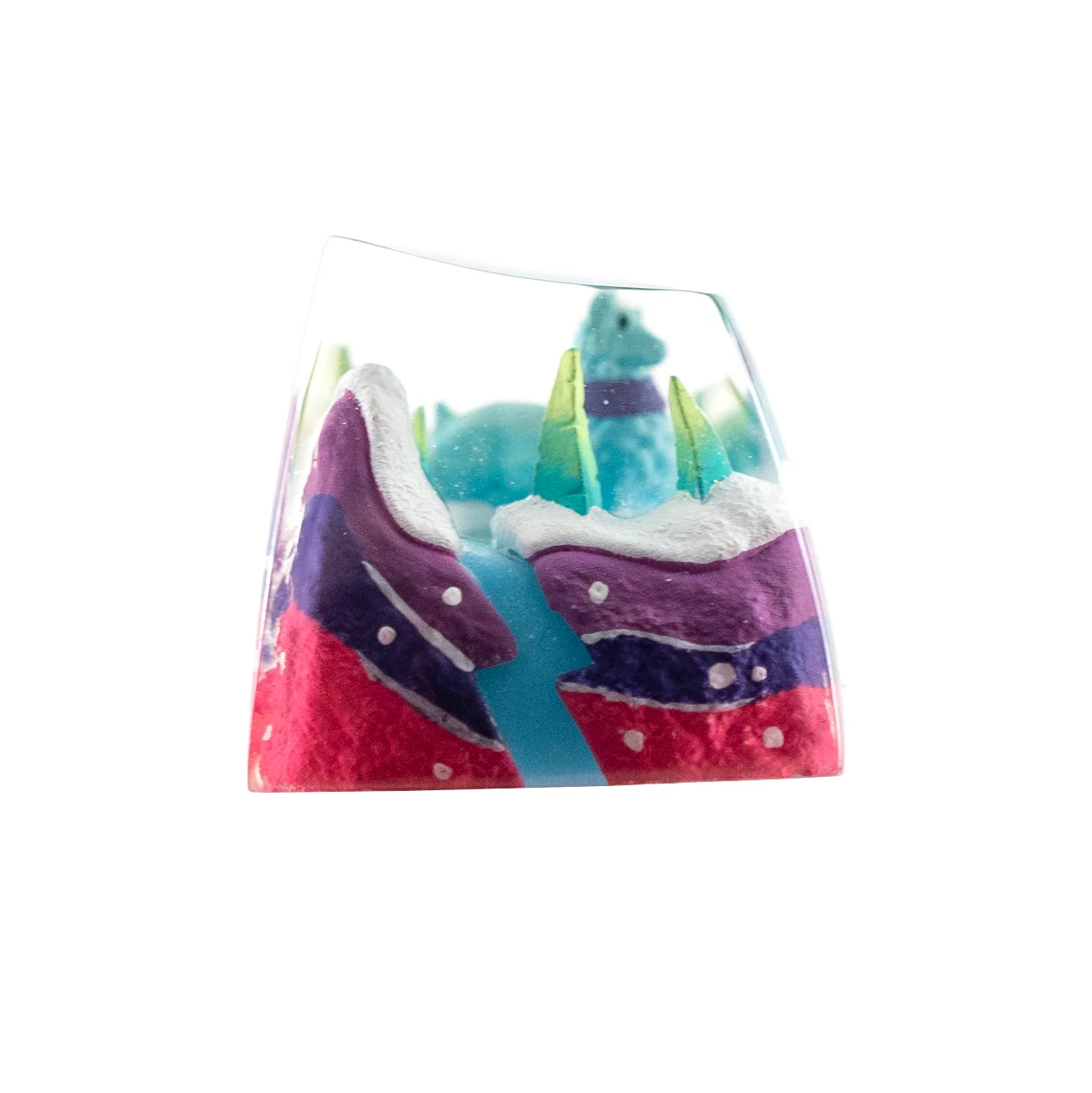 Dwarf Factory x MK Frostbit Llama Artisan Keycap SA Profile Resin Artisan Keycap - Image 7