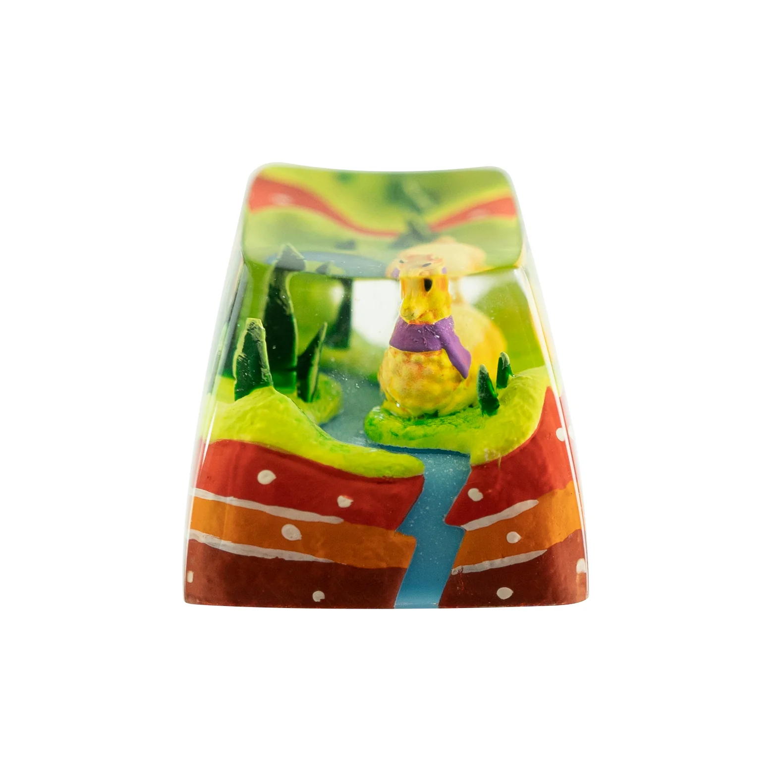 Dwarf Factory x MK Meadow Llama Artisan Keycap SA Profile Resin Artisan Keycap