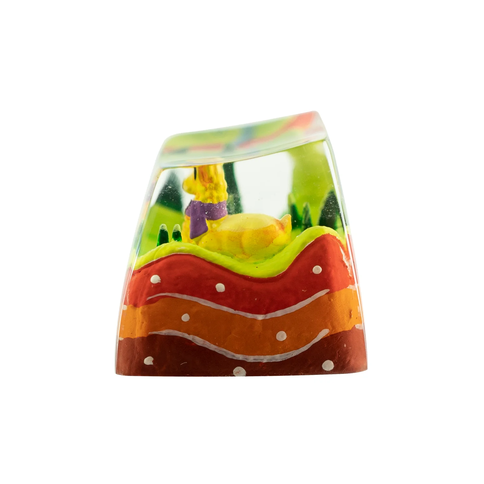 Dwarf Factory x MK Meadow Llama Artisan Keycap SA Profile Resin Artisan Keycap - Image 6