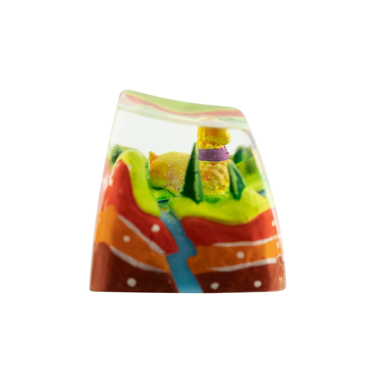 Dwarf Factory x MK Meadow Llama Artisan Keycap SA Profile Resin Artisan Keycap - Image 9