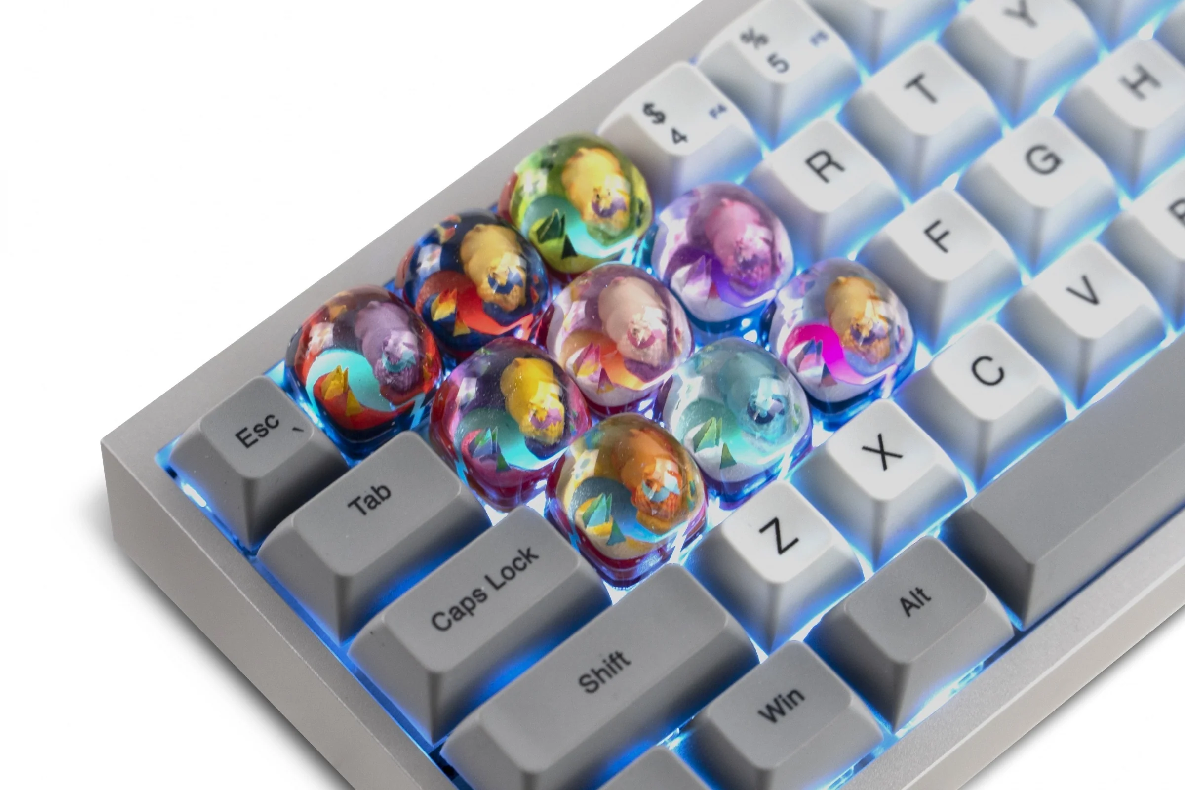 Dwarf Factory x MK Oasis Llama Artisan Keycap DOM Profile Resin Artisan Keycap - Image 4