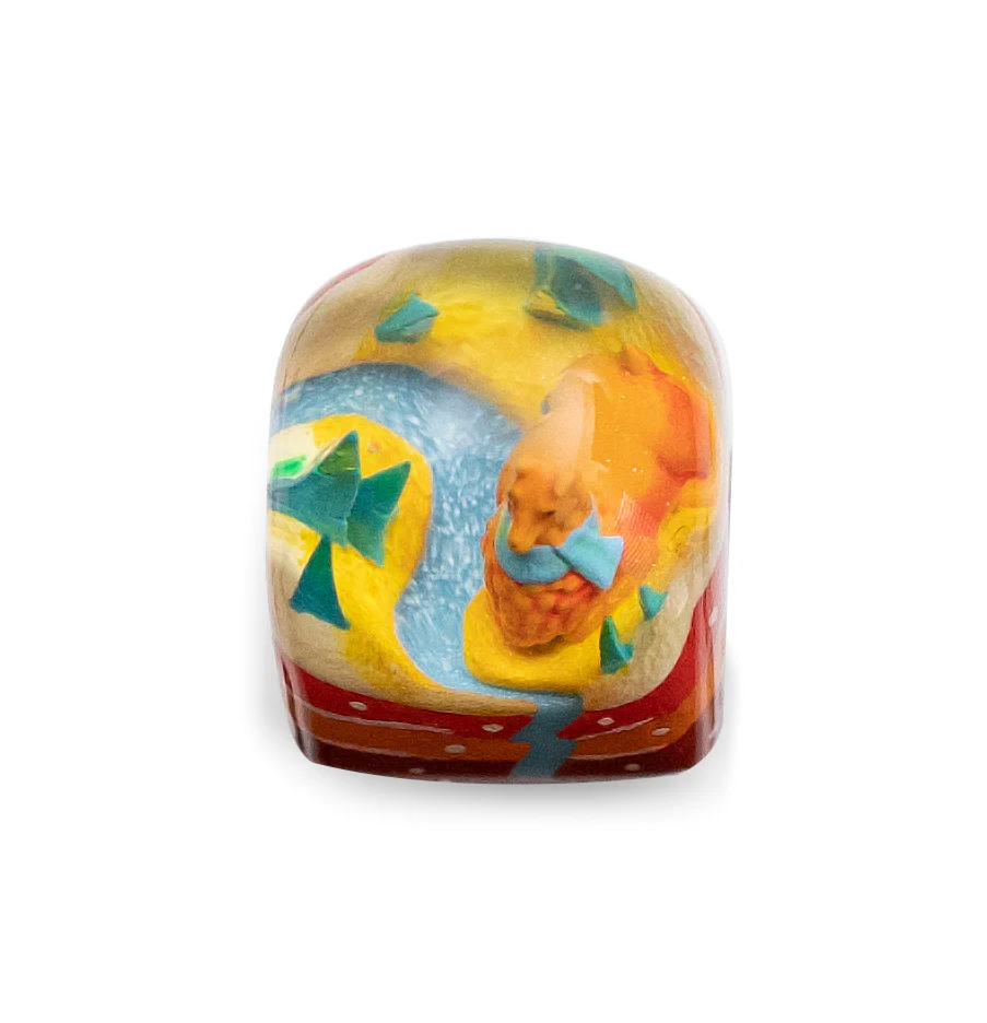 Dwarf Factory x MK Oasis Llama Artisan Keycap DOM Profile Resin Artisan Keycap - Image 9