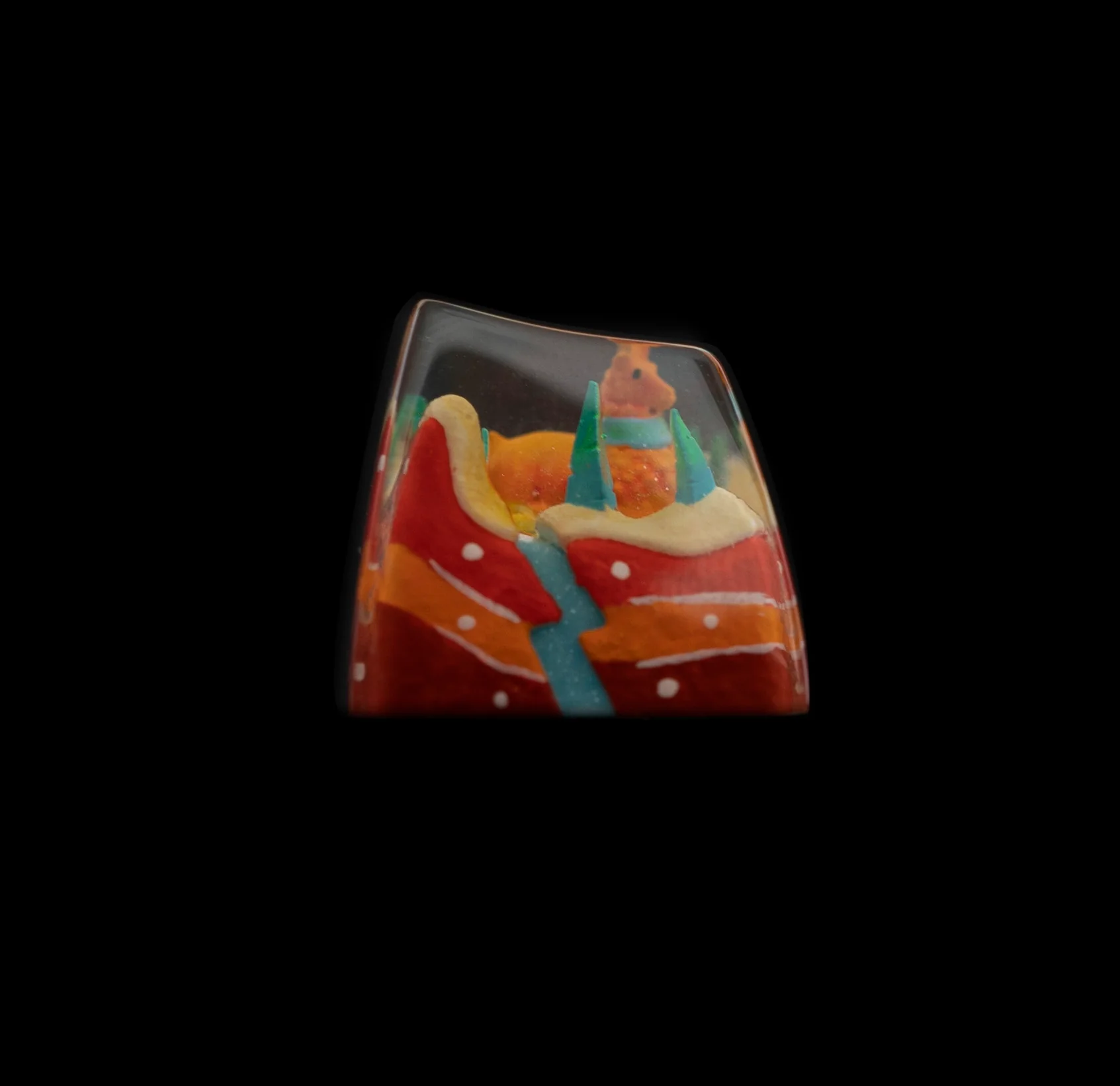 Dwarf Factory x MK Oasis Llama Artisan Keycap SA Profile Resin Artisan Keycap - Image 8