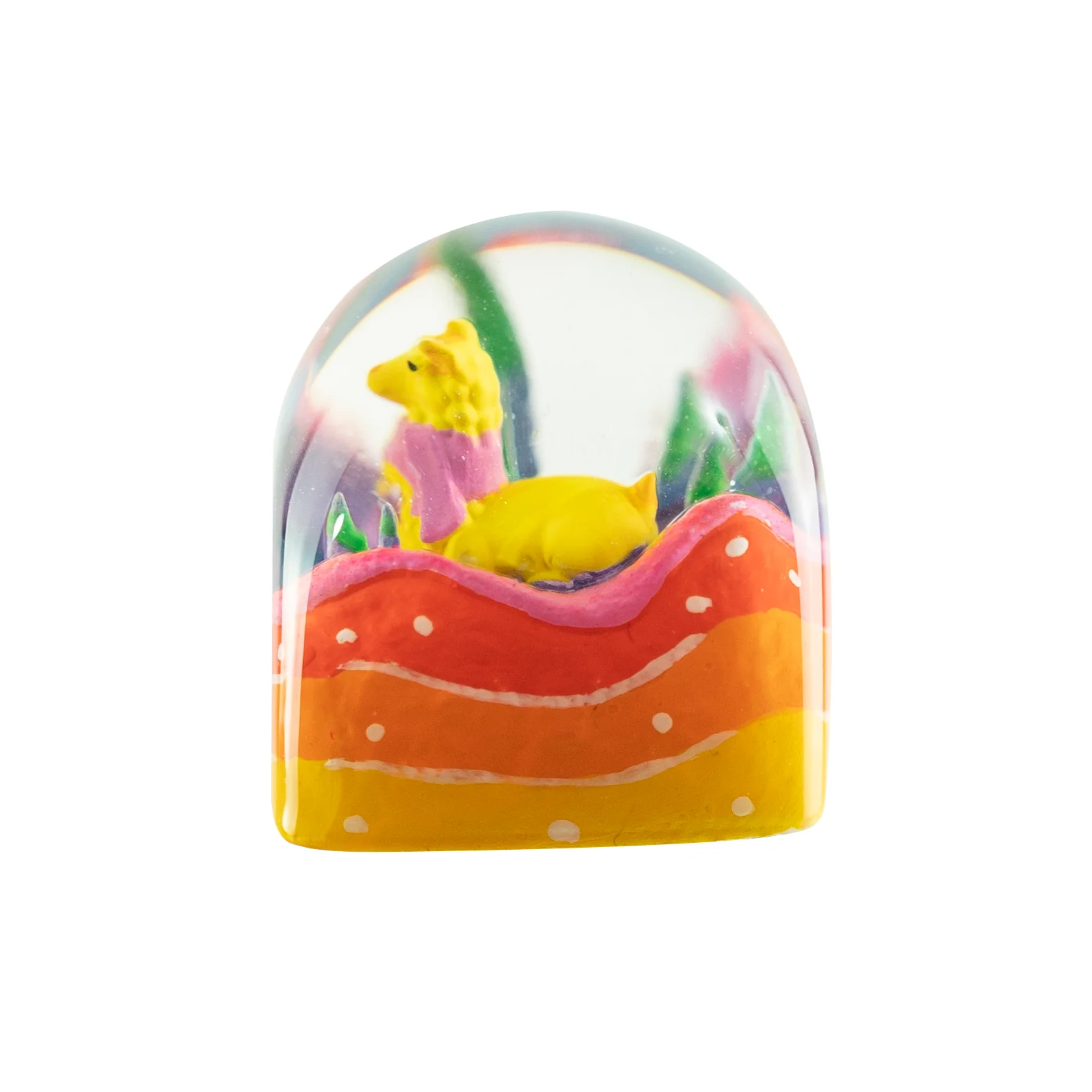 Dwarf Factory x MK Rainbow Llama Artisan Keycap DOM Profile Resin Artisan Keycap - Image 7