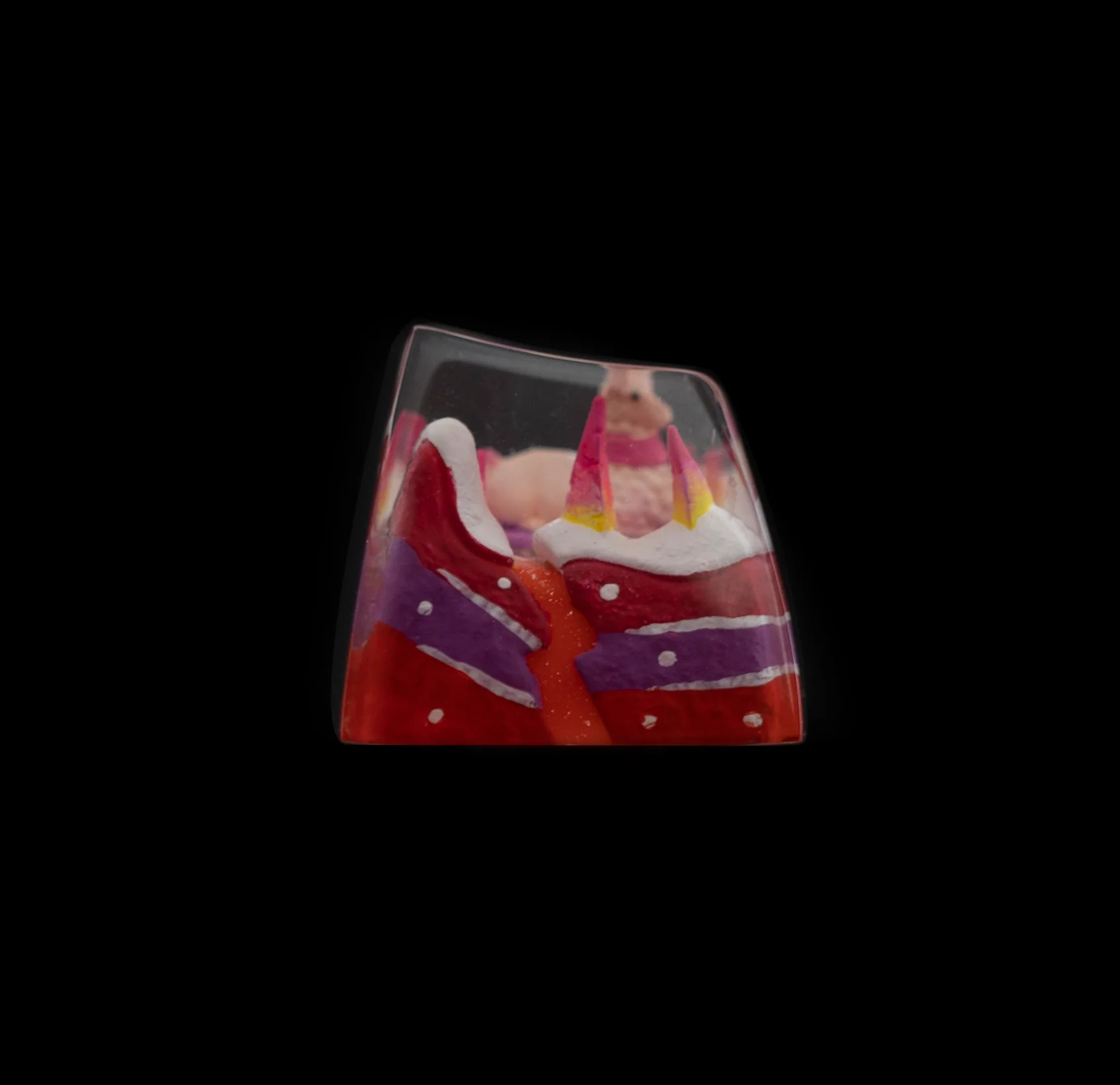 Dwarf Factory x MK Sugar Llama Artisan Keycap SA Profile Resin Artisan Keycap - Image 8