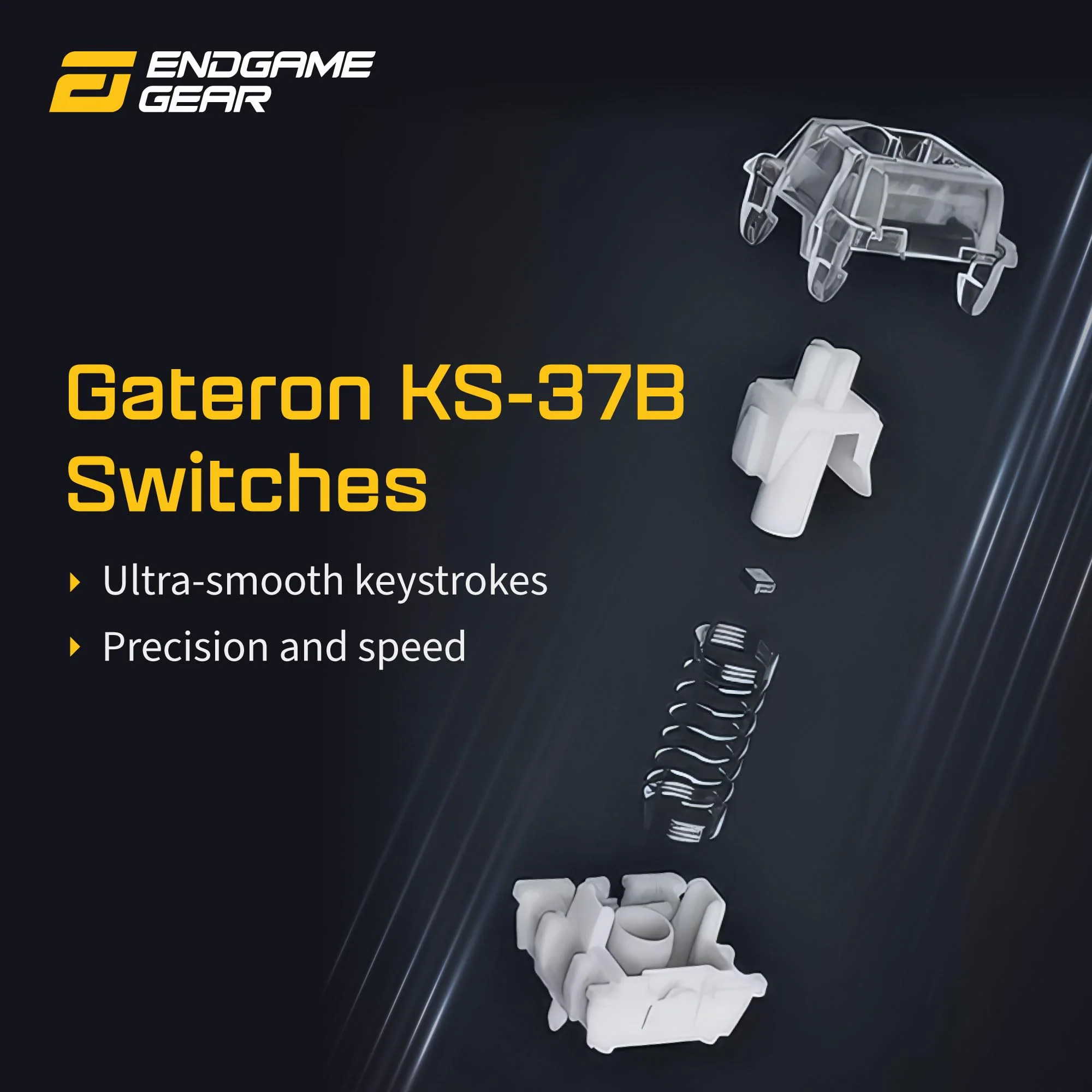 Endgame Gear KB65HE Rapid Trigger Magnetic HE CNC Aluminum Hotswap Keyboard - Image 9