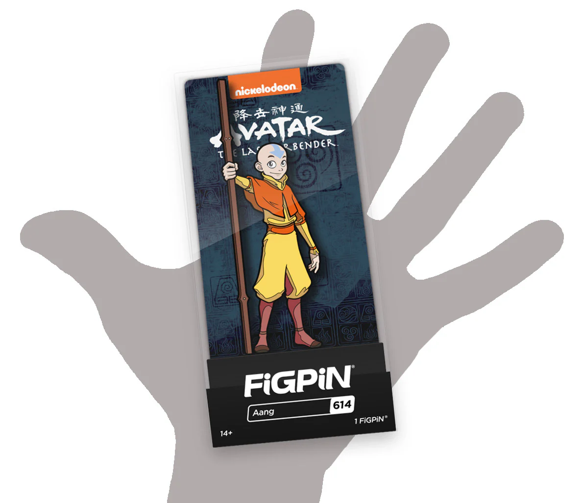 FiGPiN Aang (614) Collectable Enamel Pin - Image 3