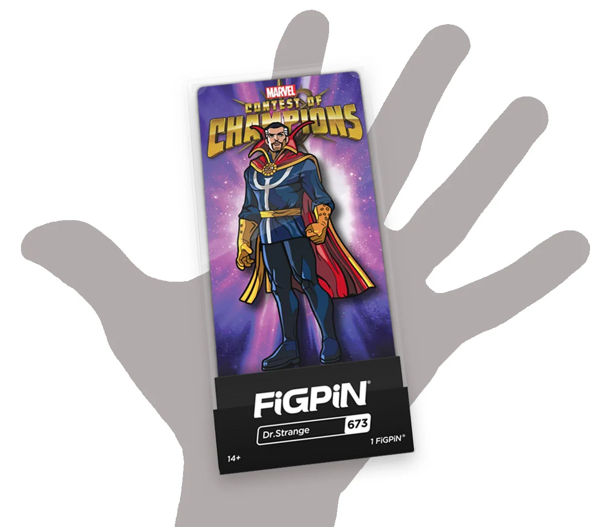 FiGPiN Dr. Strange (673) Collectable Enamel Pin - Image 3