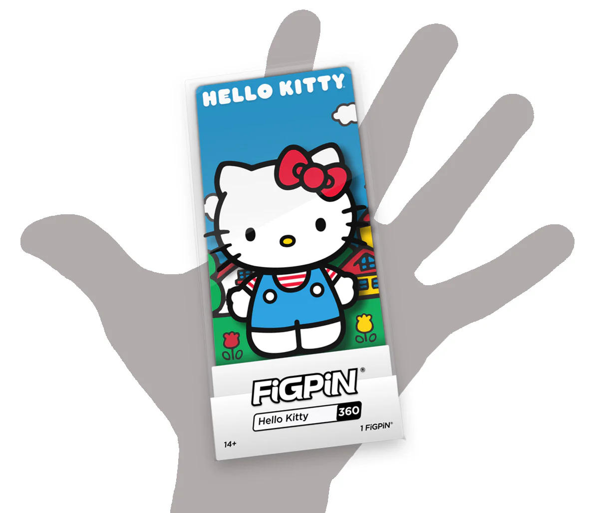 FiGPiN Hello Kitty (360) Collectable Enamel Pin - Image 3