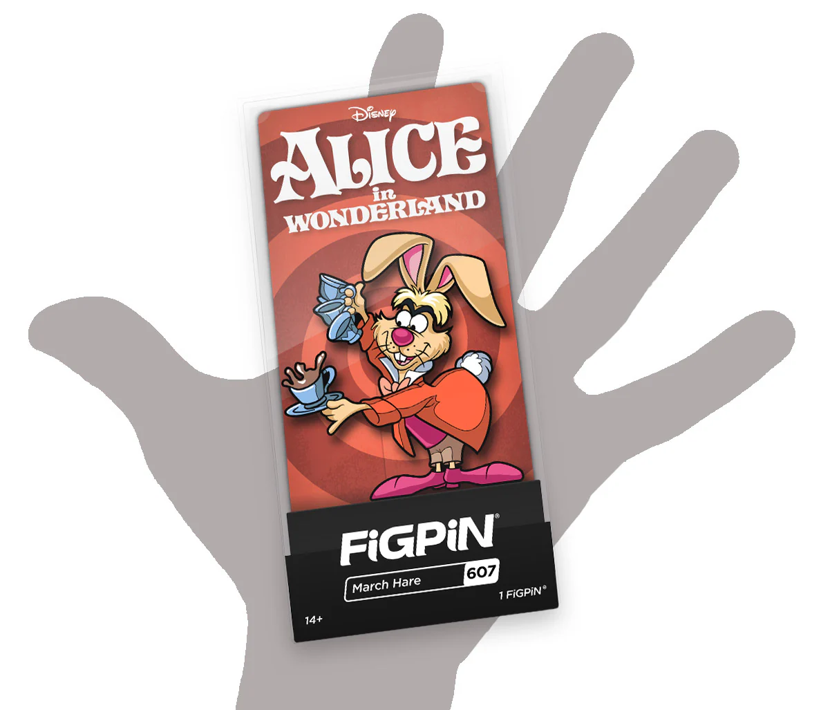 FiGPiN March Hare (607) Collectable Enamel Pin - Image 3