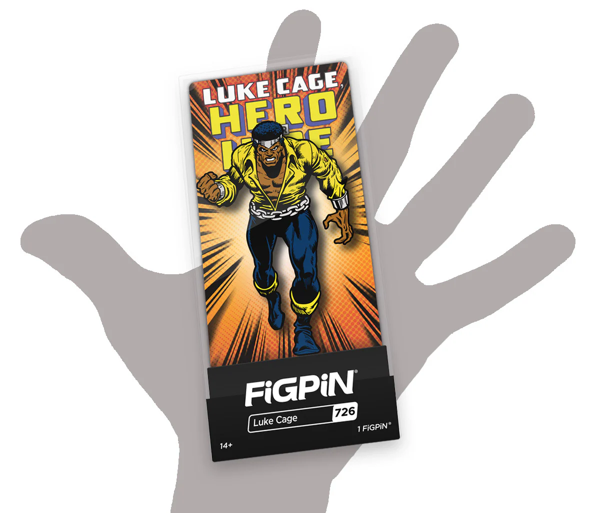 FiGPiN Marvel Luke Cage (726) Collectable Enamel Pin - Image 3