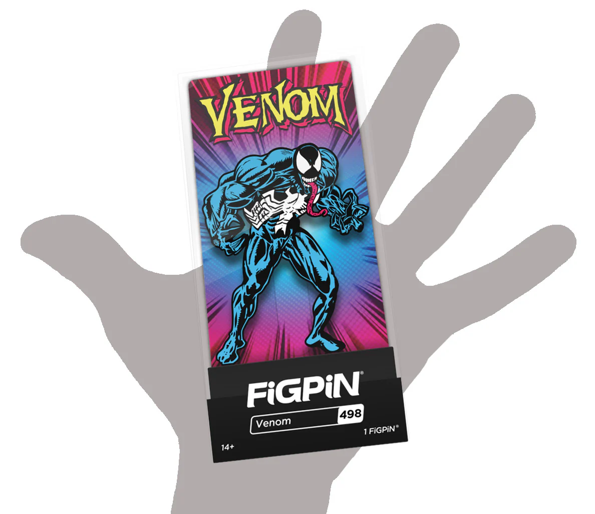 FiGPiN Marvel Venom (498) Collectable Enamel Pin - Image 3