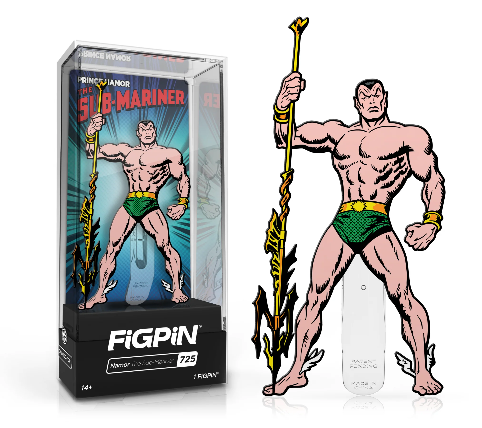 FiGPiN Namor The Sub-Mariner (725) Collectable Enamel Pin - Image 2