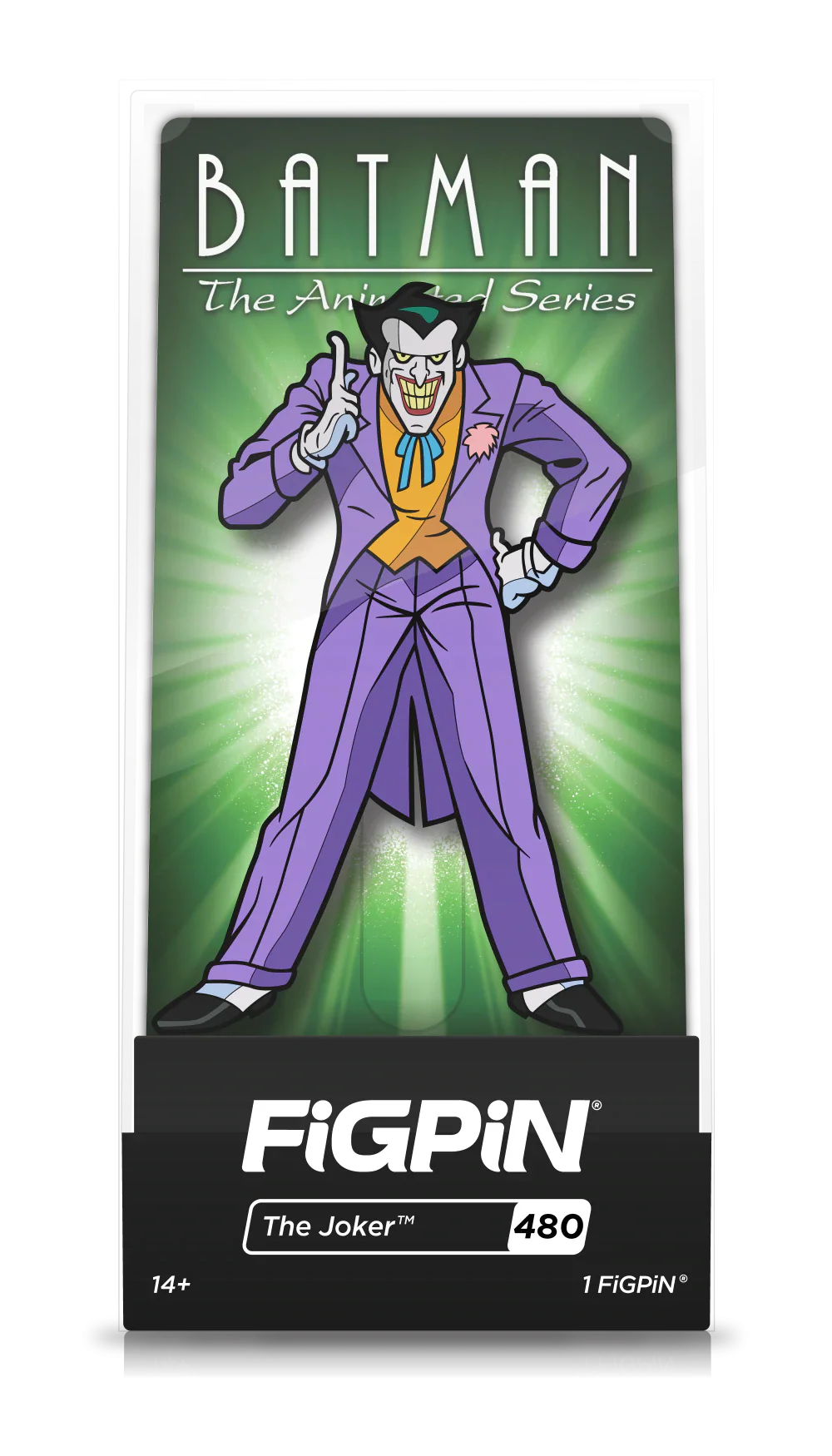 FiGPiN The Joker (480) Collectable Enamel Pin - Image 2