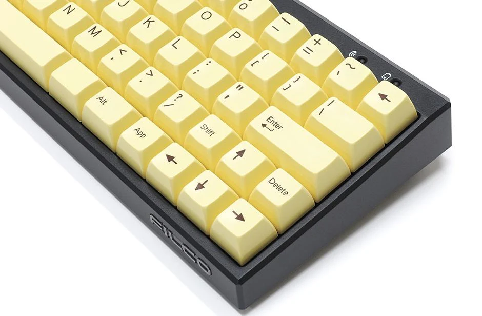 Filco Custard MINILA 72 Key SA Profile Double Shot ABS Keycap Set - Image 4