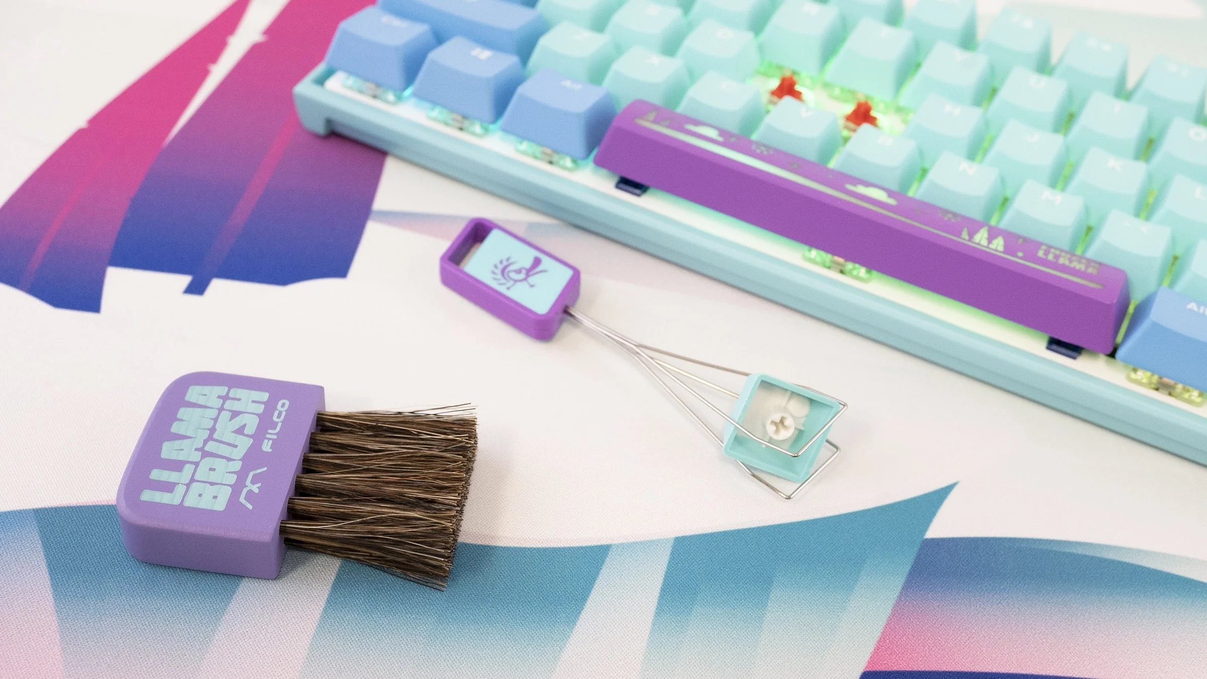 Filco x MK Frozen Llama Keyboard Cleaning Brush - Image 8