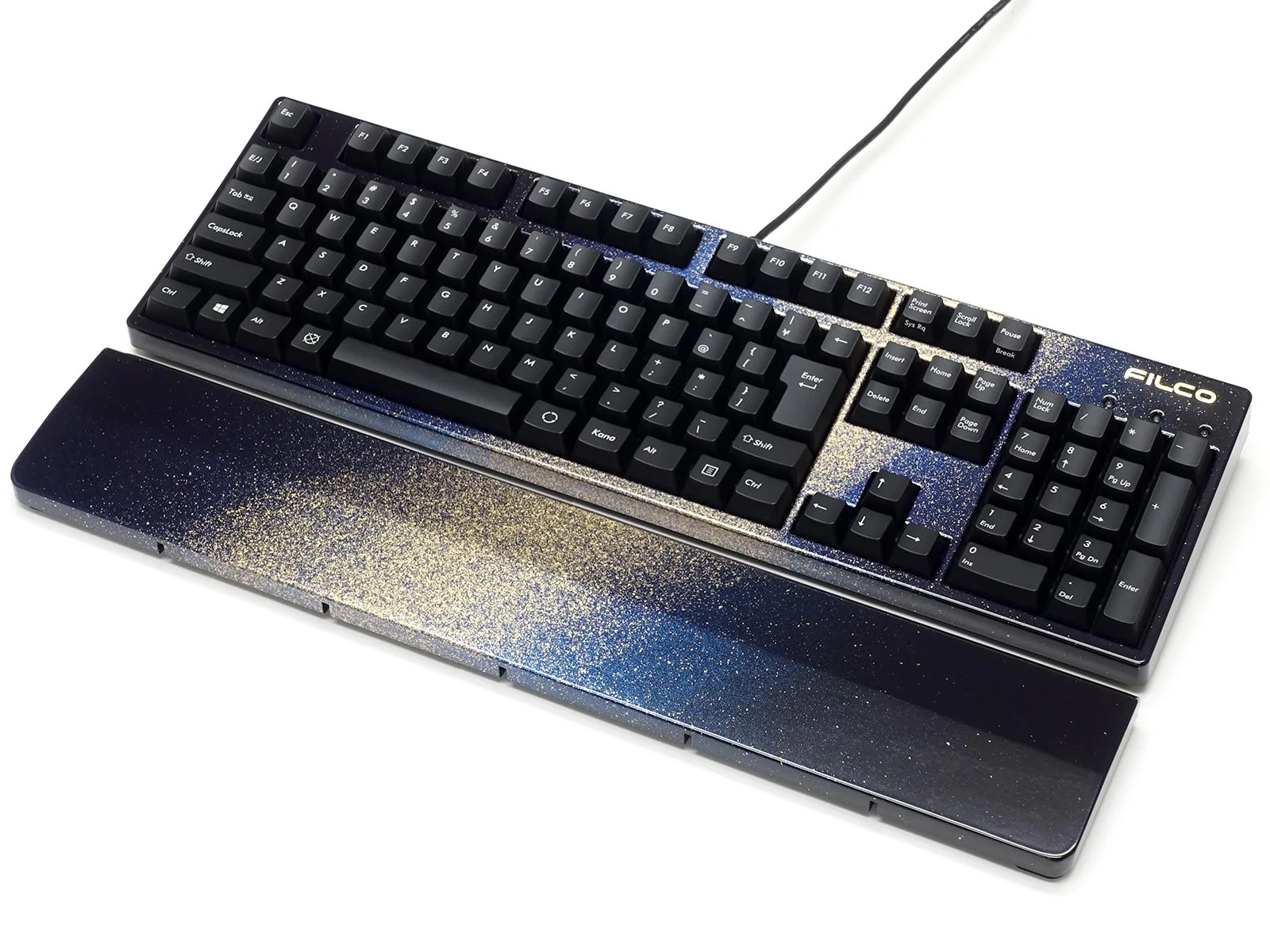 Filco Galaxy Gold Urushi Wood Palm Rest Large - Image 4