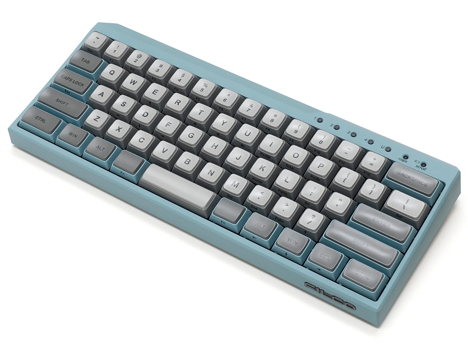 Filco Majestouch Minila R Convertible Asagi 60% Bluetooth Double Shot PBT Mechanical Keyboard - Image 3