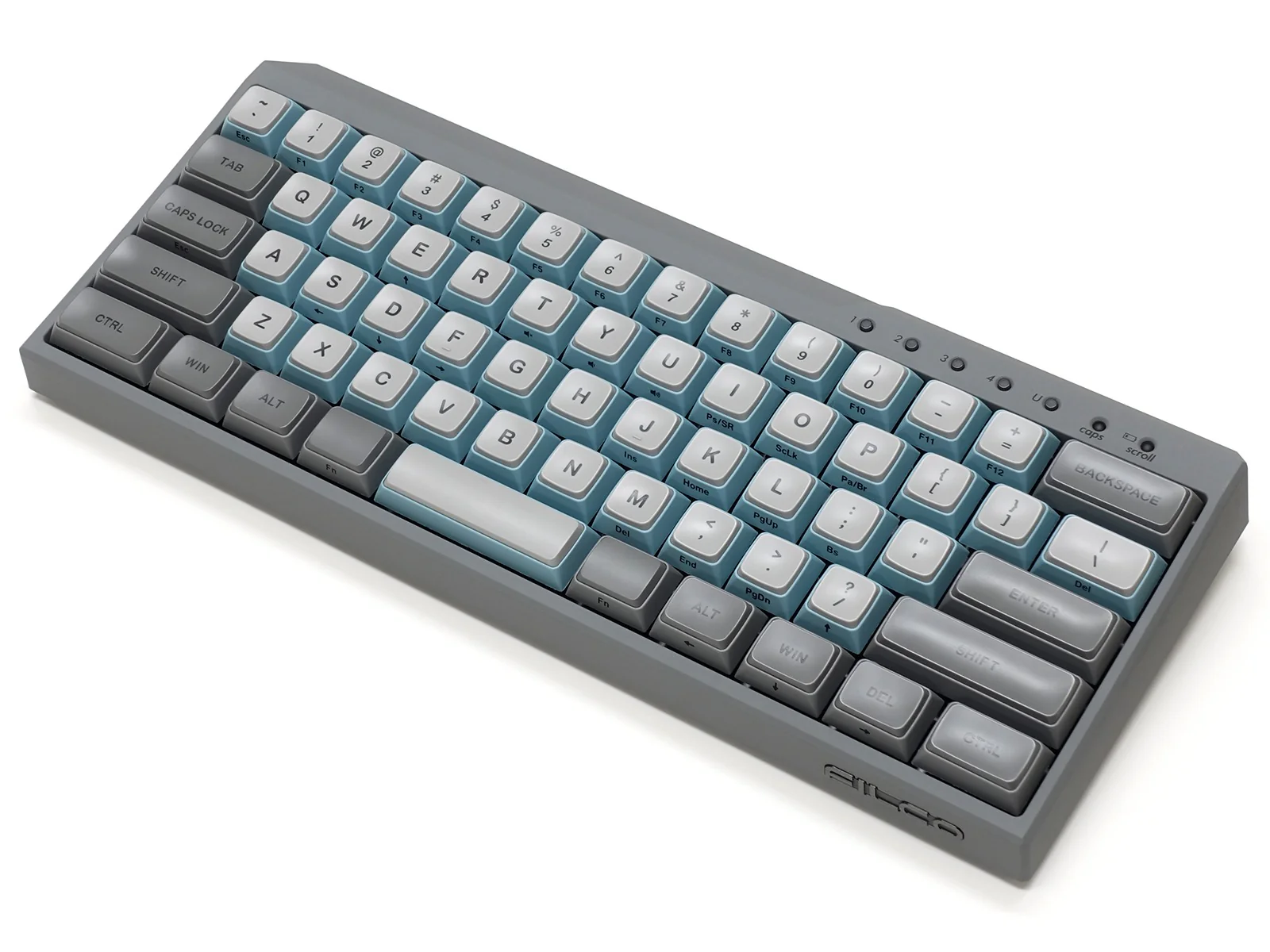 Filco Majestouch Minila R Convertible Sky Grey 60% Bluetooth Double Shot PBT Mechanical Keyboard - Image 3
